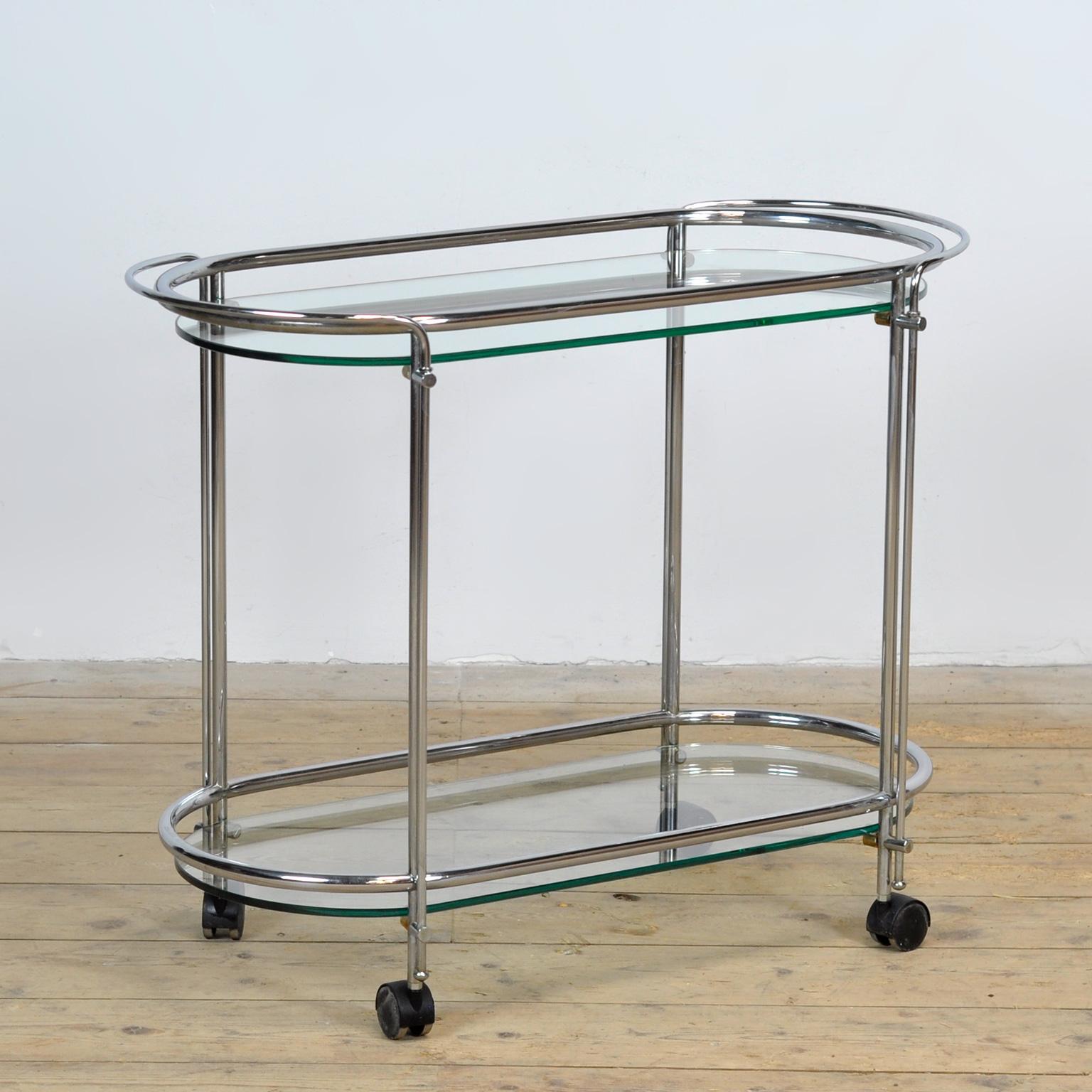Mid-Century Modern Chariot de service Gallotti & Radice, années 1970 en vente