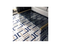 Gallotti & Radice T35 Couchtisch aus Rauchglas und Messing