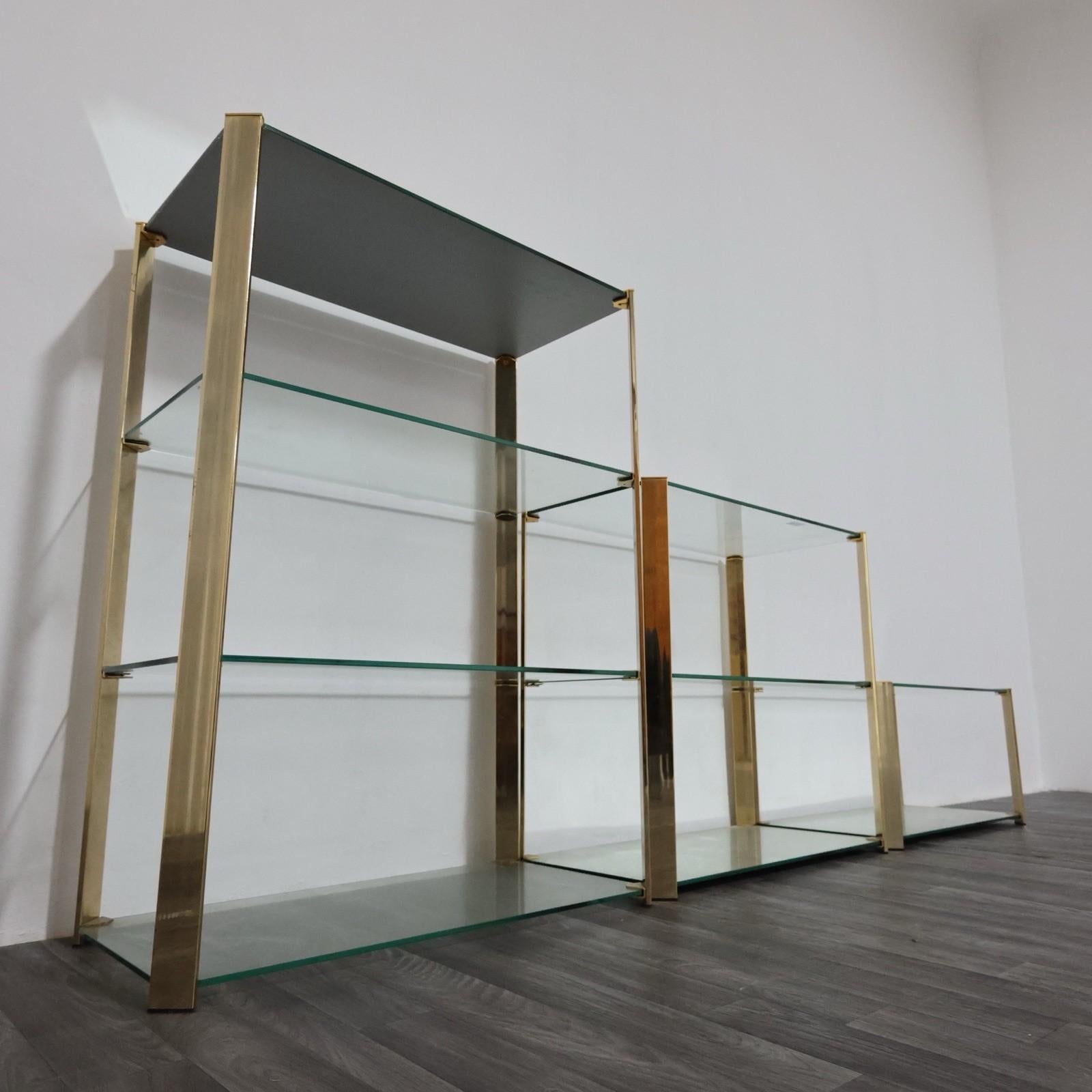 Gallotti & Radice Tris Di Vetrinette Mensole Hollywood Regency Design anni '70 in vendita 7