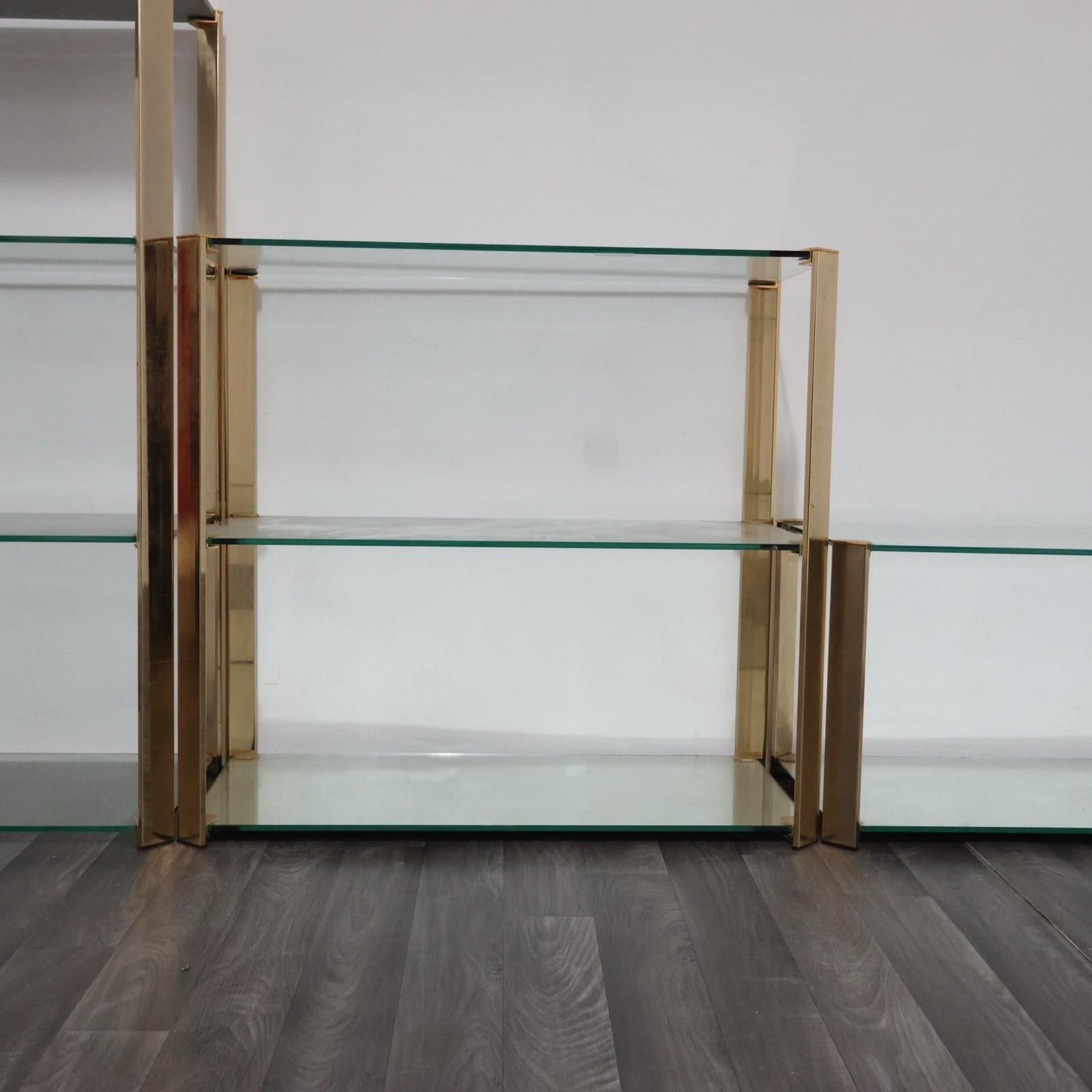 Gallotti & Radice Tris Di Vetrinette Mensole Hollywood Regency Design anni '70 in vendita 9