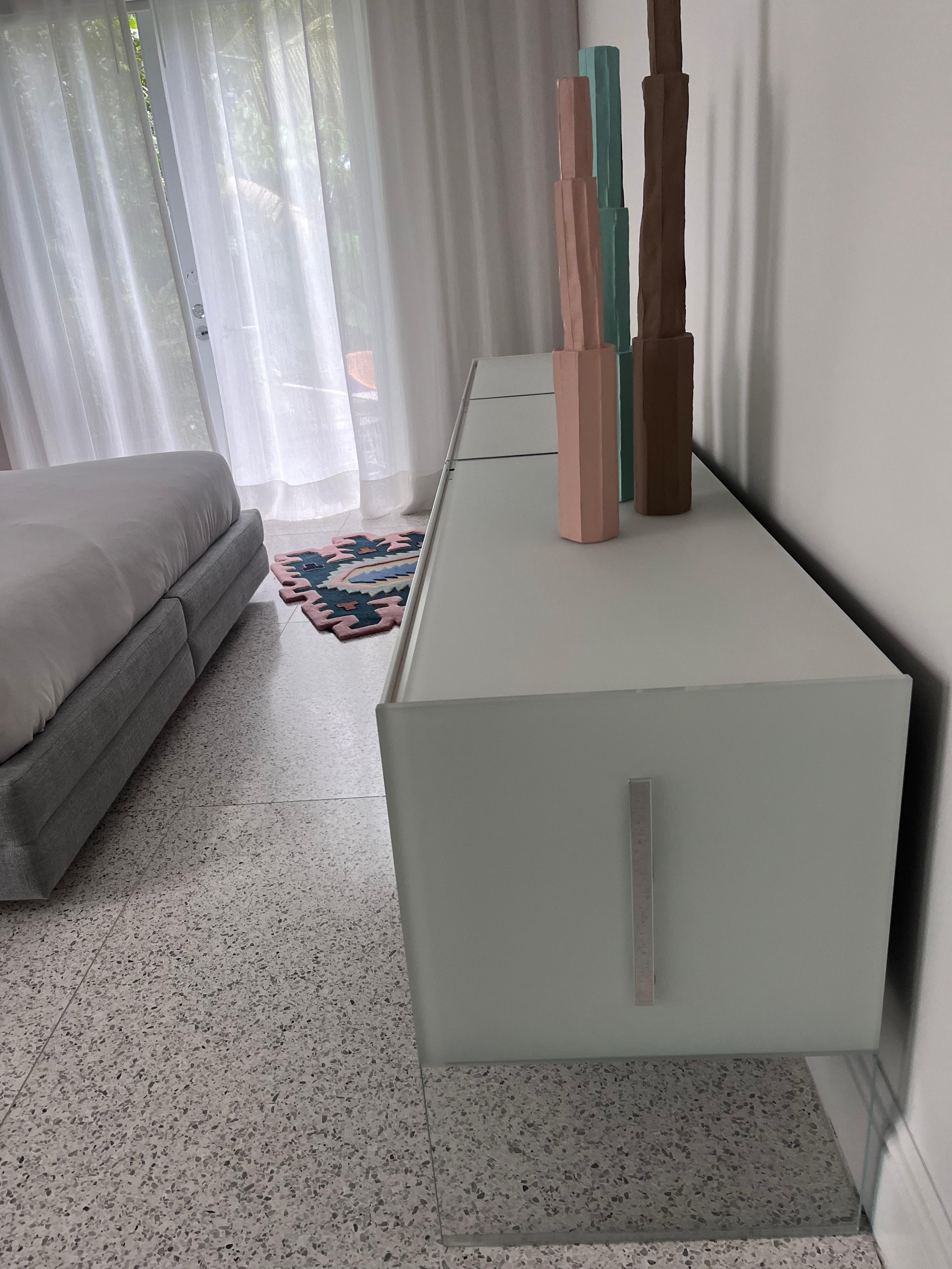 Gallotti & Radice White Satin Glass Air Unit in STOCK 3