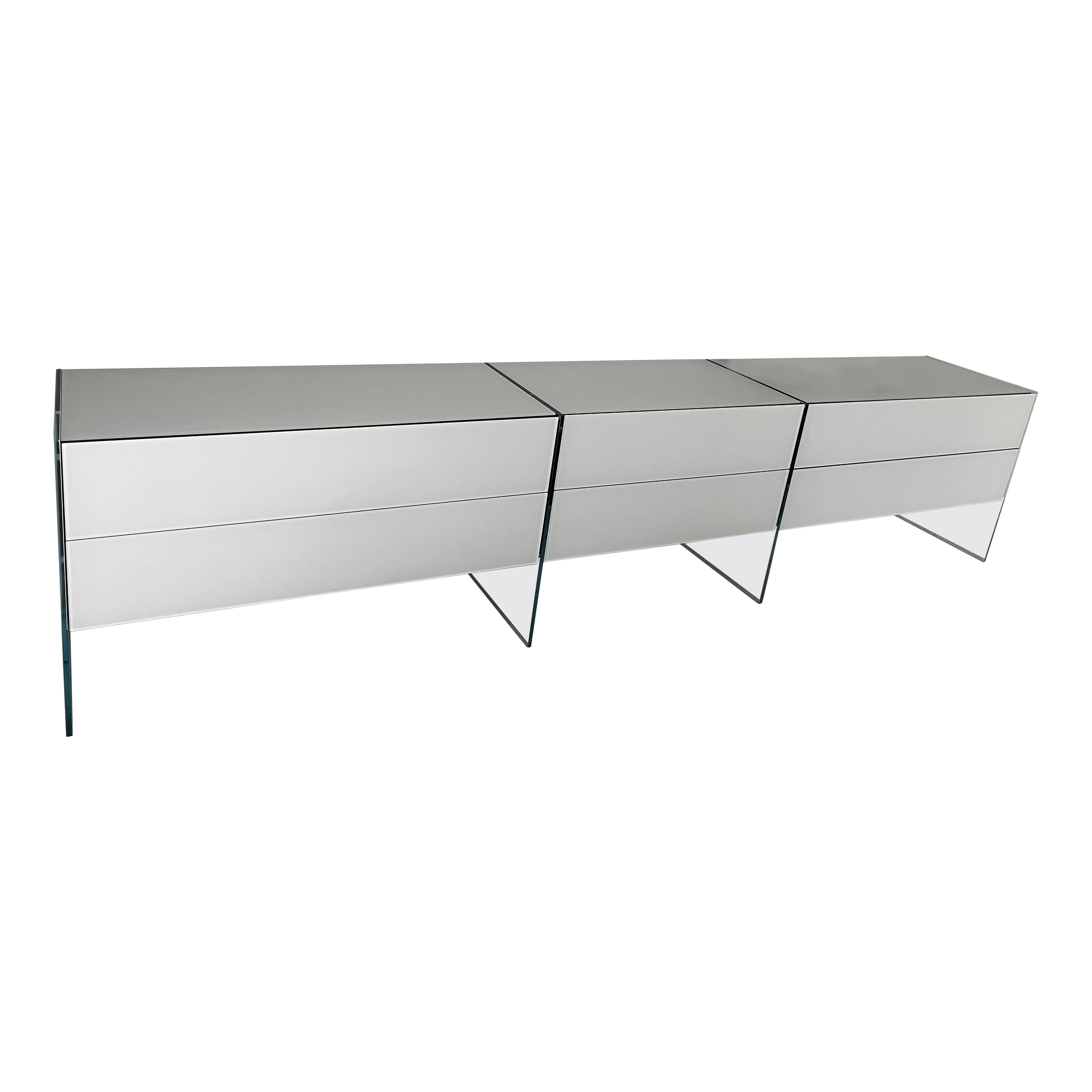 Gallotti & Radice White Satin Glass Air Unit in STOCK