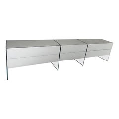 Gallotti & Radice White Satin Glass Air Unit & MIRROR in STOCK