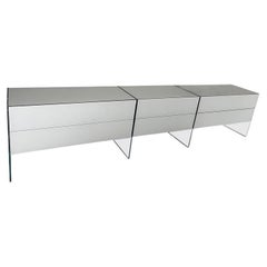 Gallotti & Radice White Satin Glass Air Unit & MIRROR in STOCK