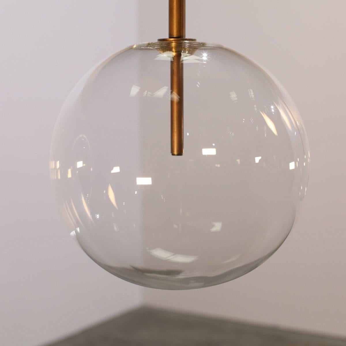 XXI secolo e contemporaneo Gallotti & Radice Bolle Sola Suspension Lamp by Massimo Castagna, Set di due in vendita