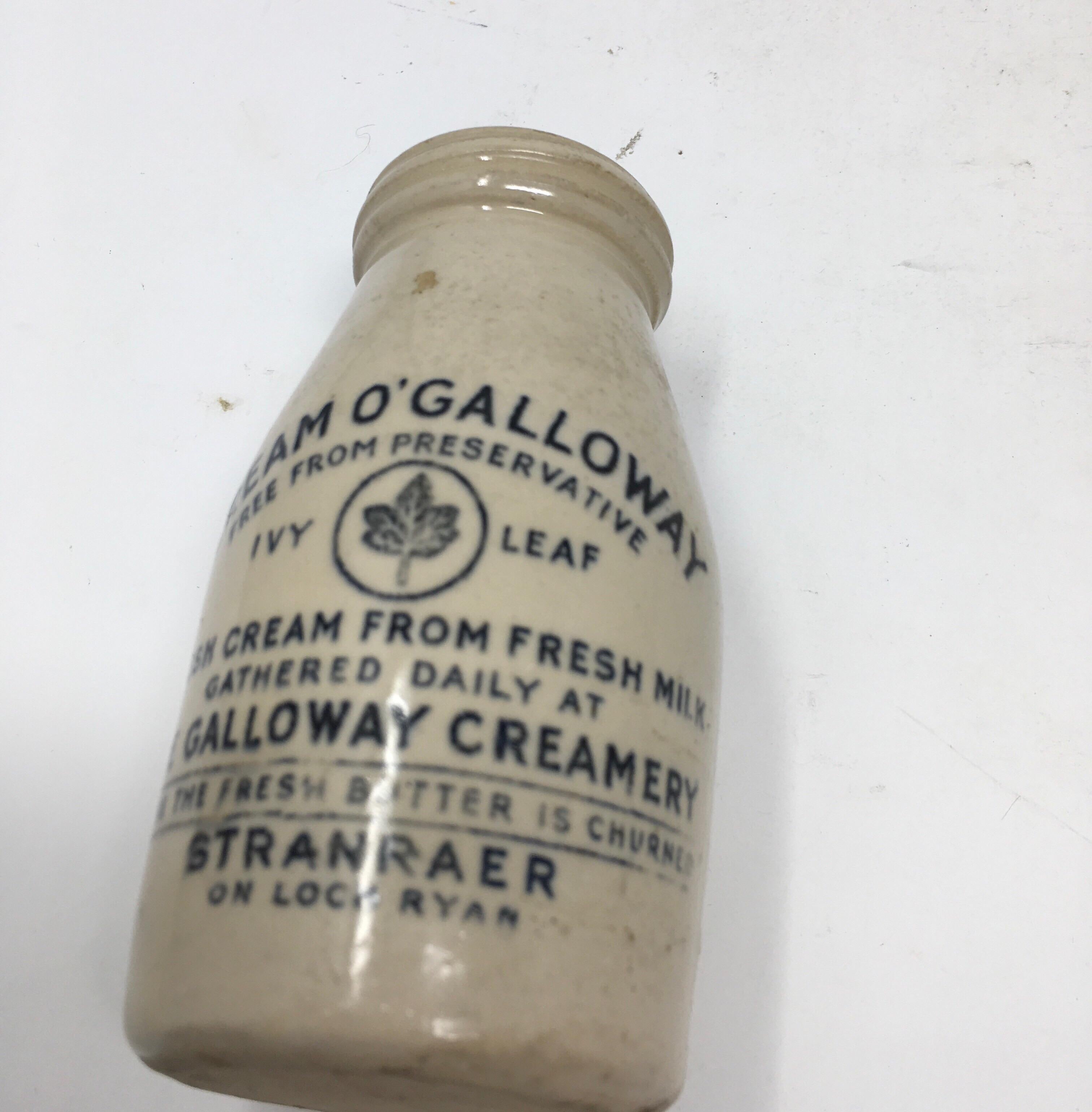 English Galloway Preserved Cream Jar