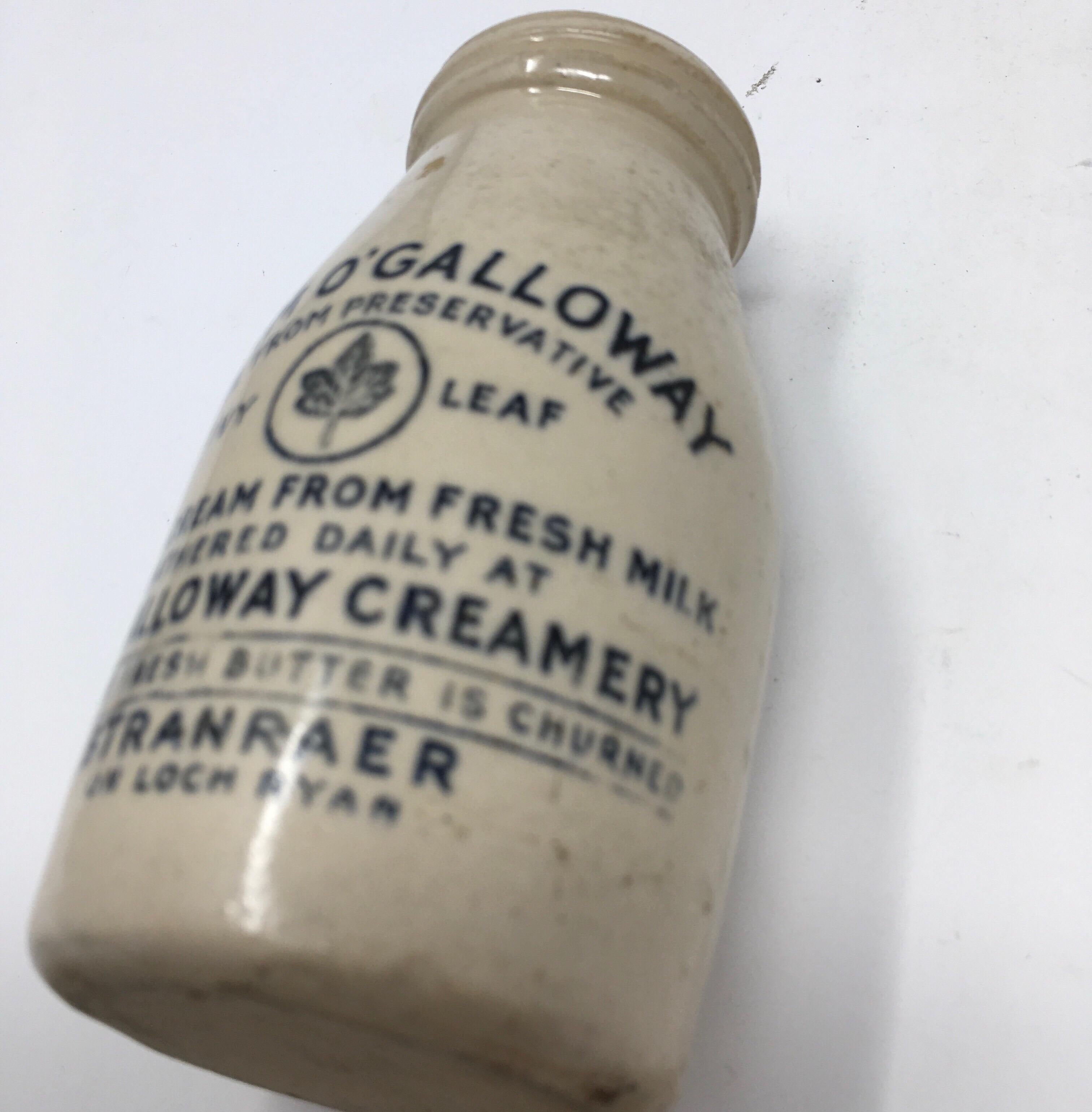 Galloway Preserved Cream Jar In Good Condition In Houston, TX