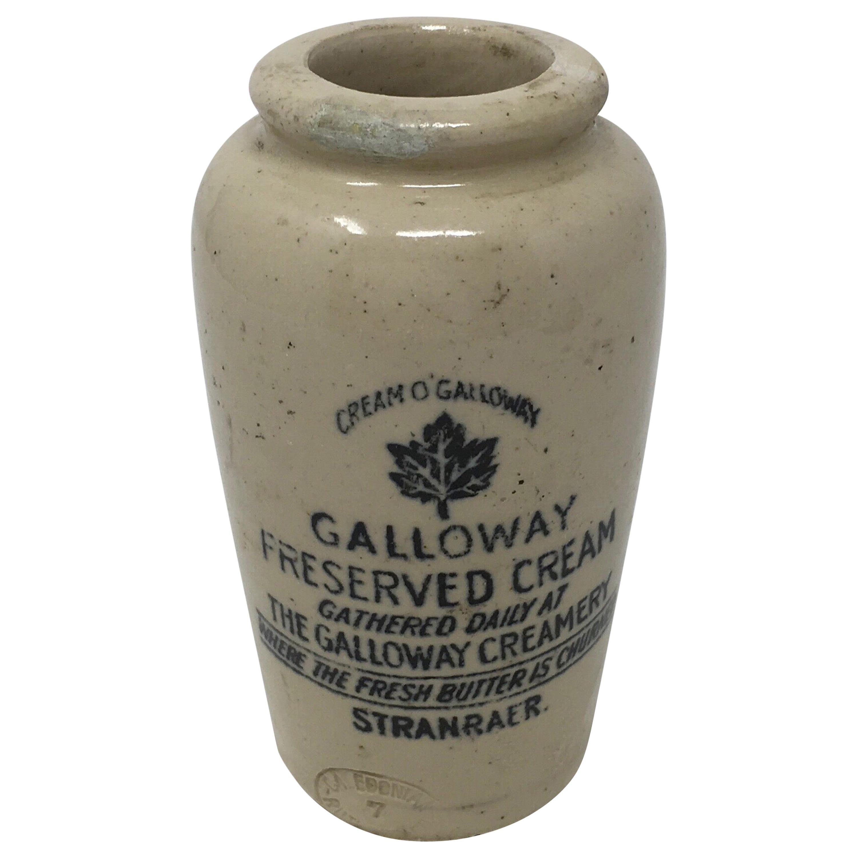 Galloway Preserved Cream Jar
