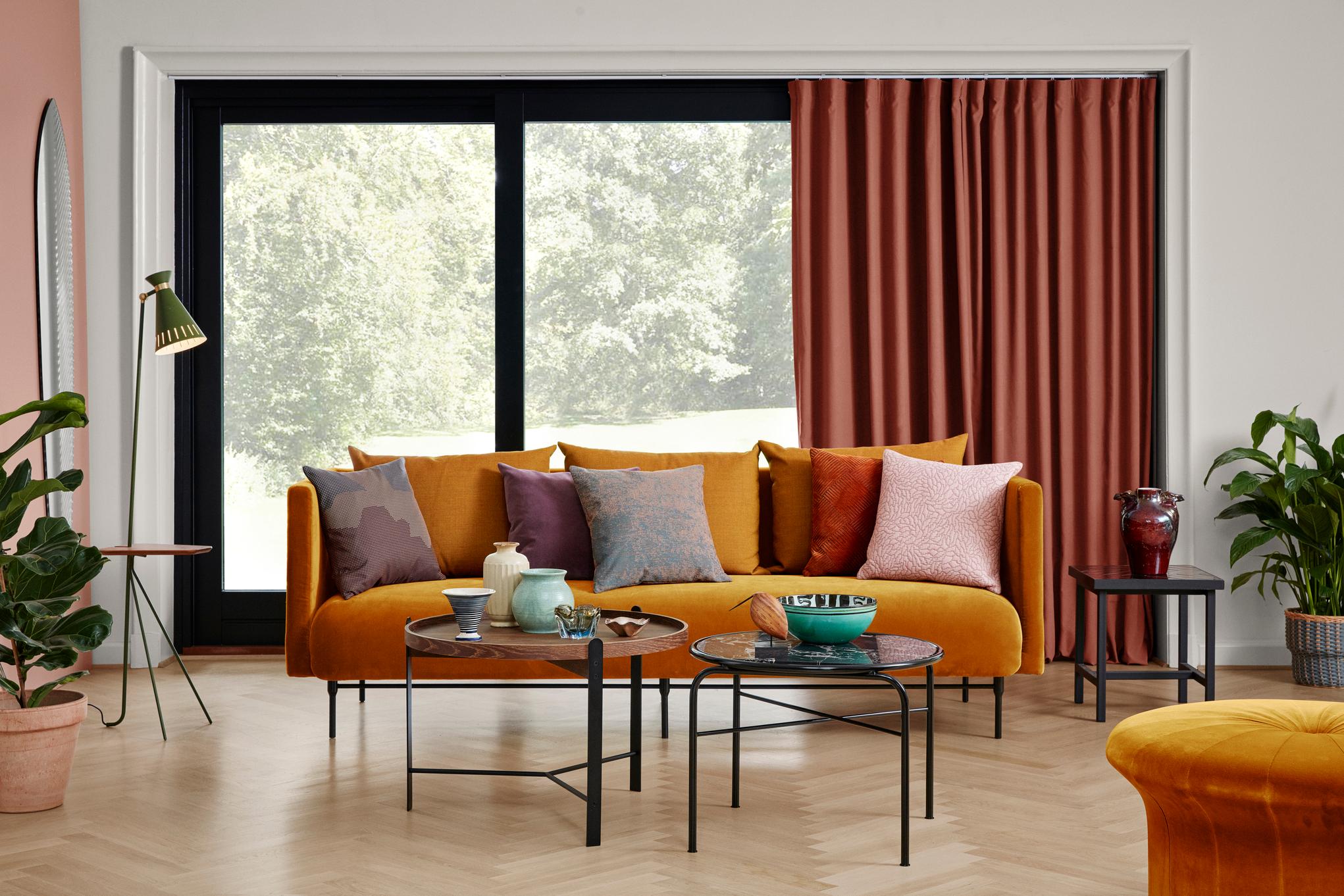 XXIe siècle et contemporain Galore 3 Seater Sprinkles jaune désert par Warm Nordic en vente