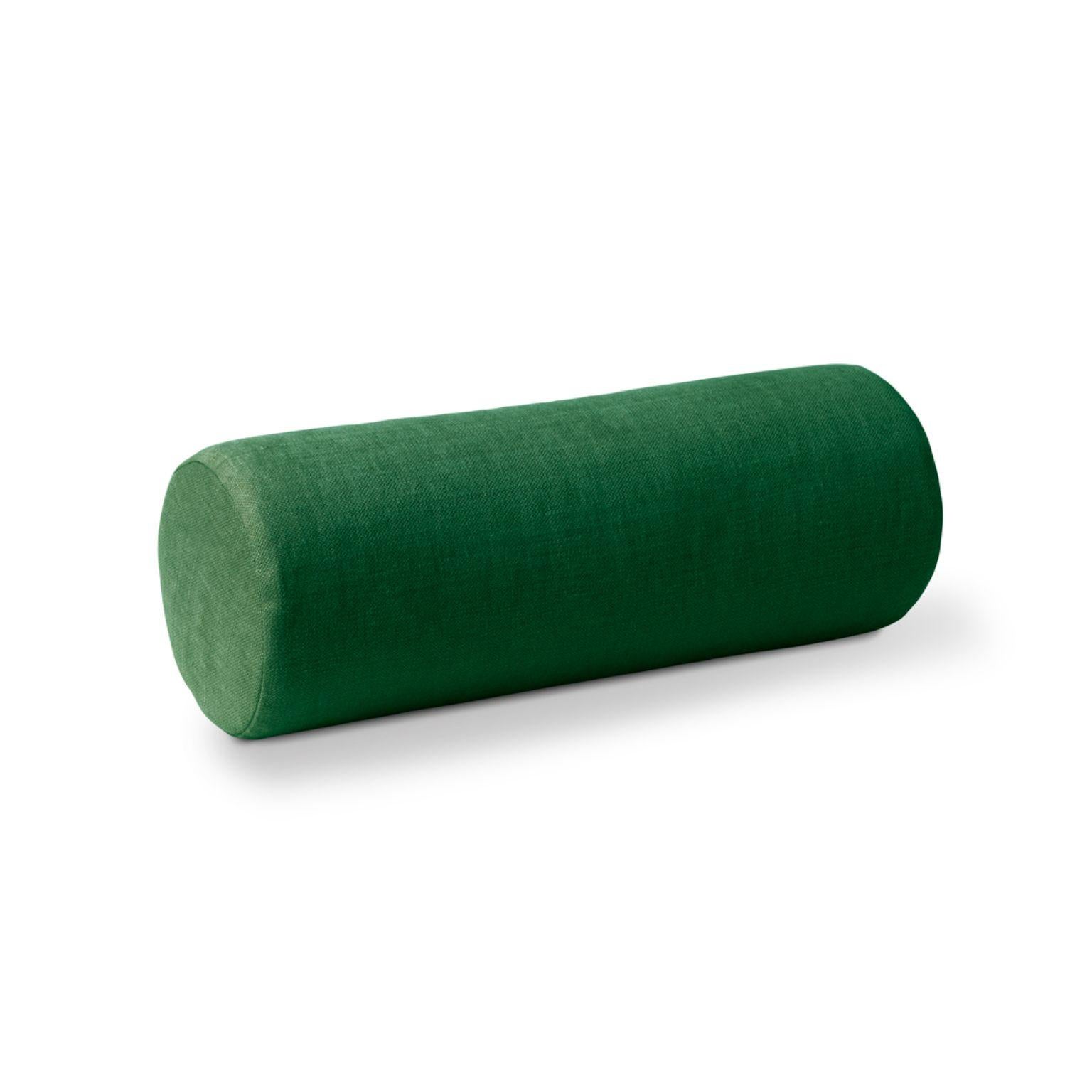 Galore cushion emerald by Warm Nordic
Dimensions: D 16 x H 46 cm
Material: textile upholstery, granulate and feathers filling.
Weight: 0.9 kg
Also available in different colours and finishes. 

An elegant bolster cushion, which matches the