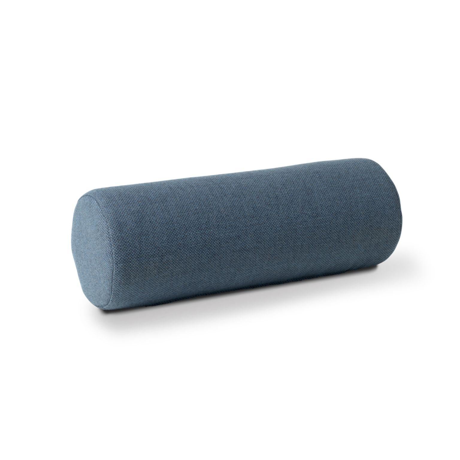 Galore cushion light steel blue by Warm Nordic
Dimensions: D 16 x H 46 cm
Material: Textile upholstery, Granulate and feathers filling.
Weight: 0.9 kg
Also available in different colors and finishes. 

An elegant bolster cushion, which matches