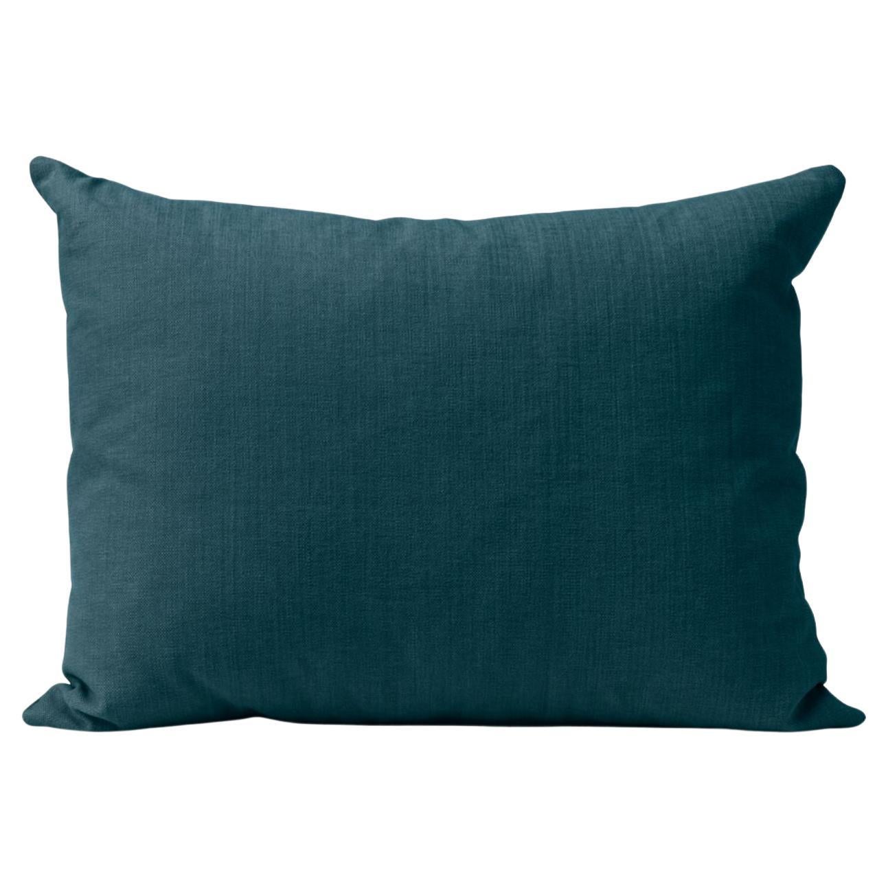 Galore Cushion Square Dark Teal by Warm Nordic For Sale