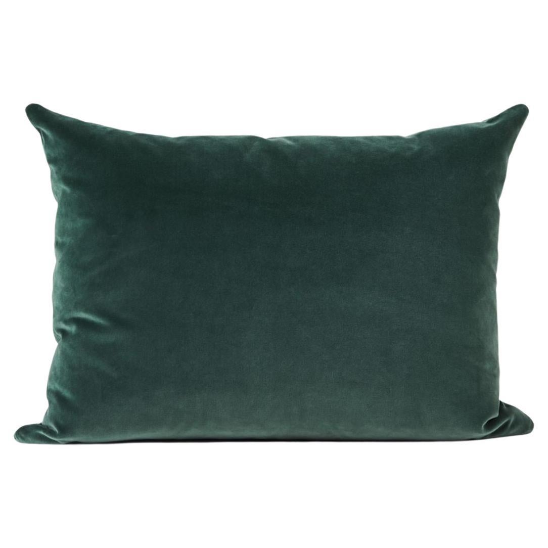 Galore coussin carré vert forêt par Warm Nordic