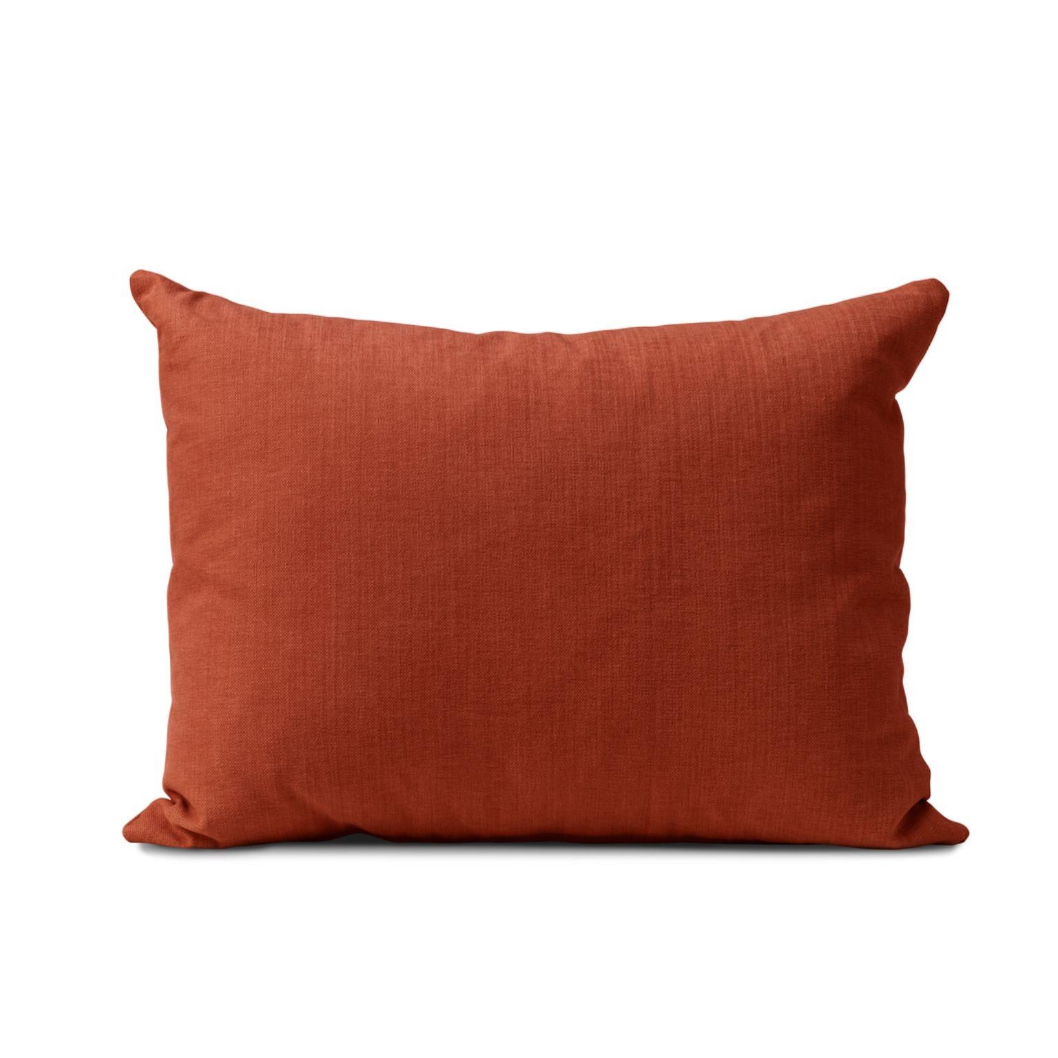 Galore cushion square maple red by Warm Nordic
Dimensions: D70 x H 50 cm
Material: Textile upholstery, Granulate and feathers filling.
Weight: 1.4 kg
Also available in different colours and finishes.

An elegant oversized sofa cushion, which