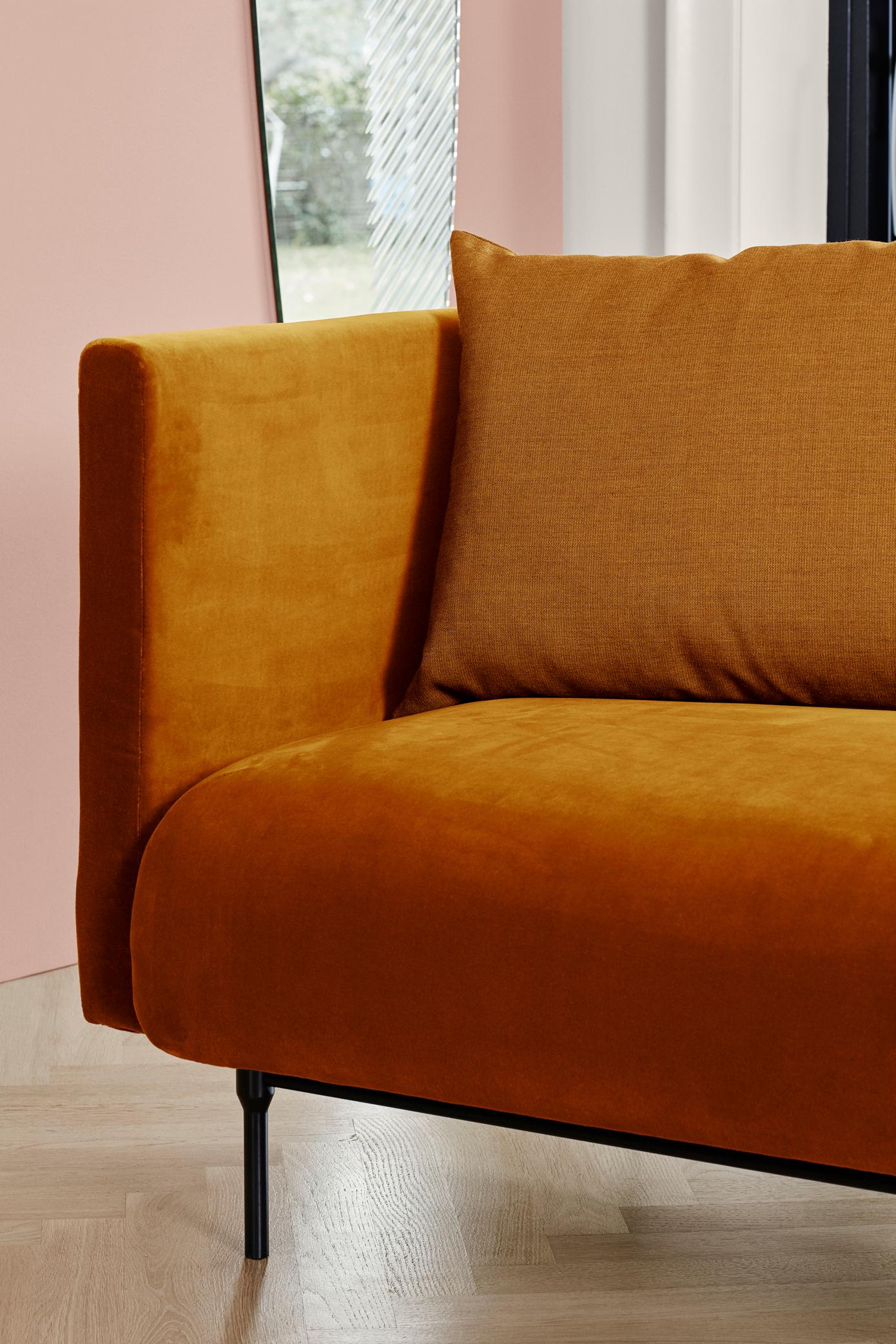 Post-Modern Galore Cushion Square Terracotta by Warm Nordic For Sale