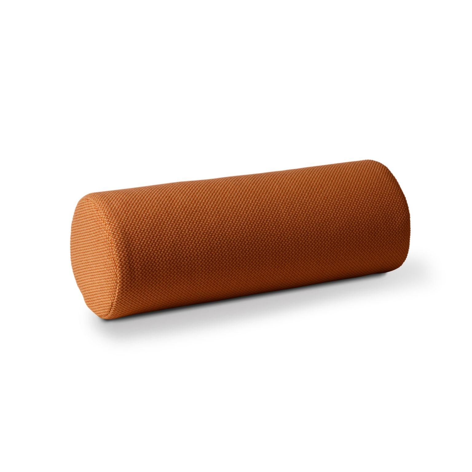 Galore cushion terracotta by Warm Nordic
Dimensions: D 16 x H 46 cm
Material: Textile upholstery, Granulate and feathers filling.
Weight: 0.9 kg
Also available in different colors and finishes. 

An elegant bolster cushion, which matches the