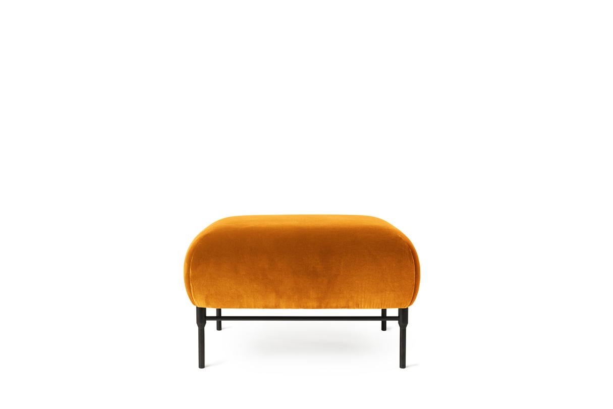 Galore Module Pouf Amber by Warm Nordic
Dimensions: D75 x W75 x H 44 cm
Material: Textile upholstery, Powder coated black steel legs, Wooden frame, foam, spring system.
Weight: 15.5 kg
Also available in different colours. Please contact us.

Warm