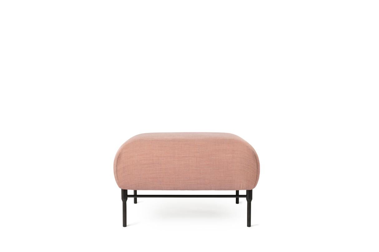 Galore Module Pouf Pale Rose by Warm Nordic
Dimensions: D75 x W75 x H 44 cm
Material: Textile upholstery, Powder coated black steel legs, Wooden frame, foam, spring system.
Weight: 15.5 kg
Also available in different colours. Please contact