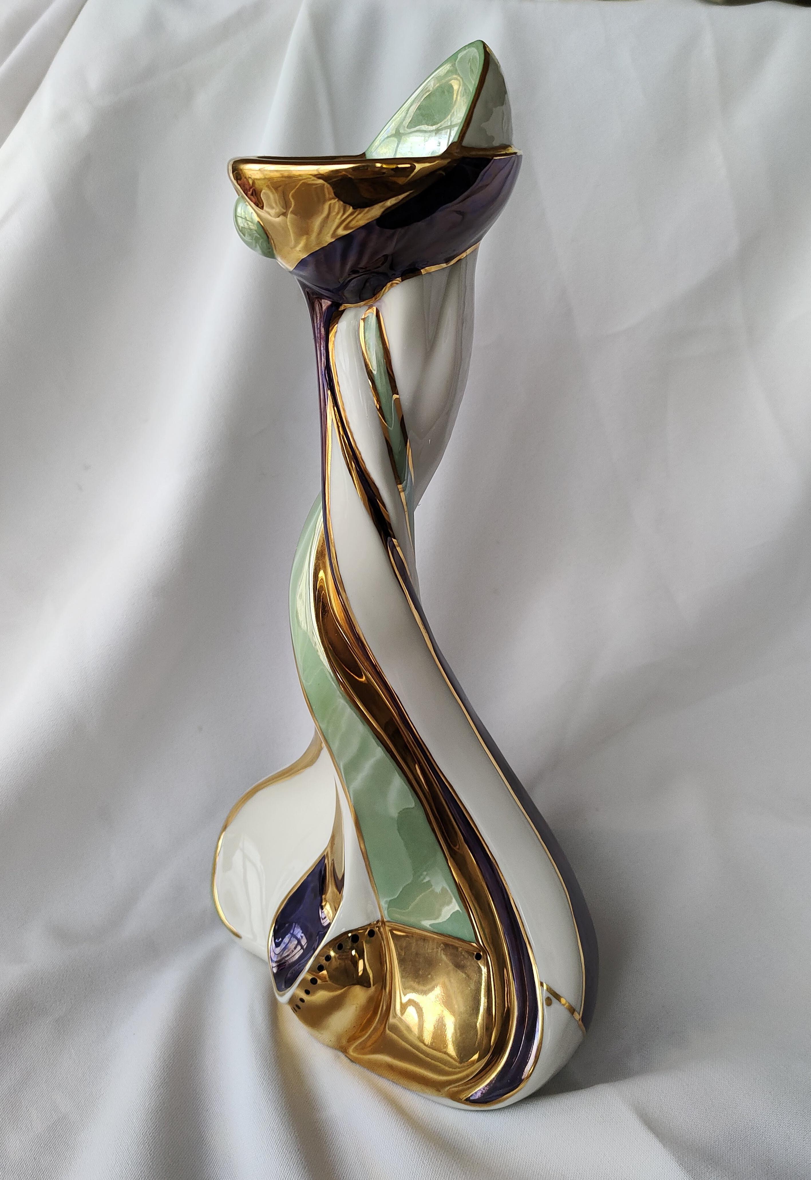 Vase Ceramic Galos, made in Spain - Modern Sculpture by Galos company