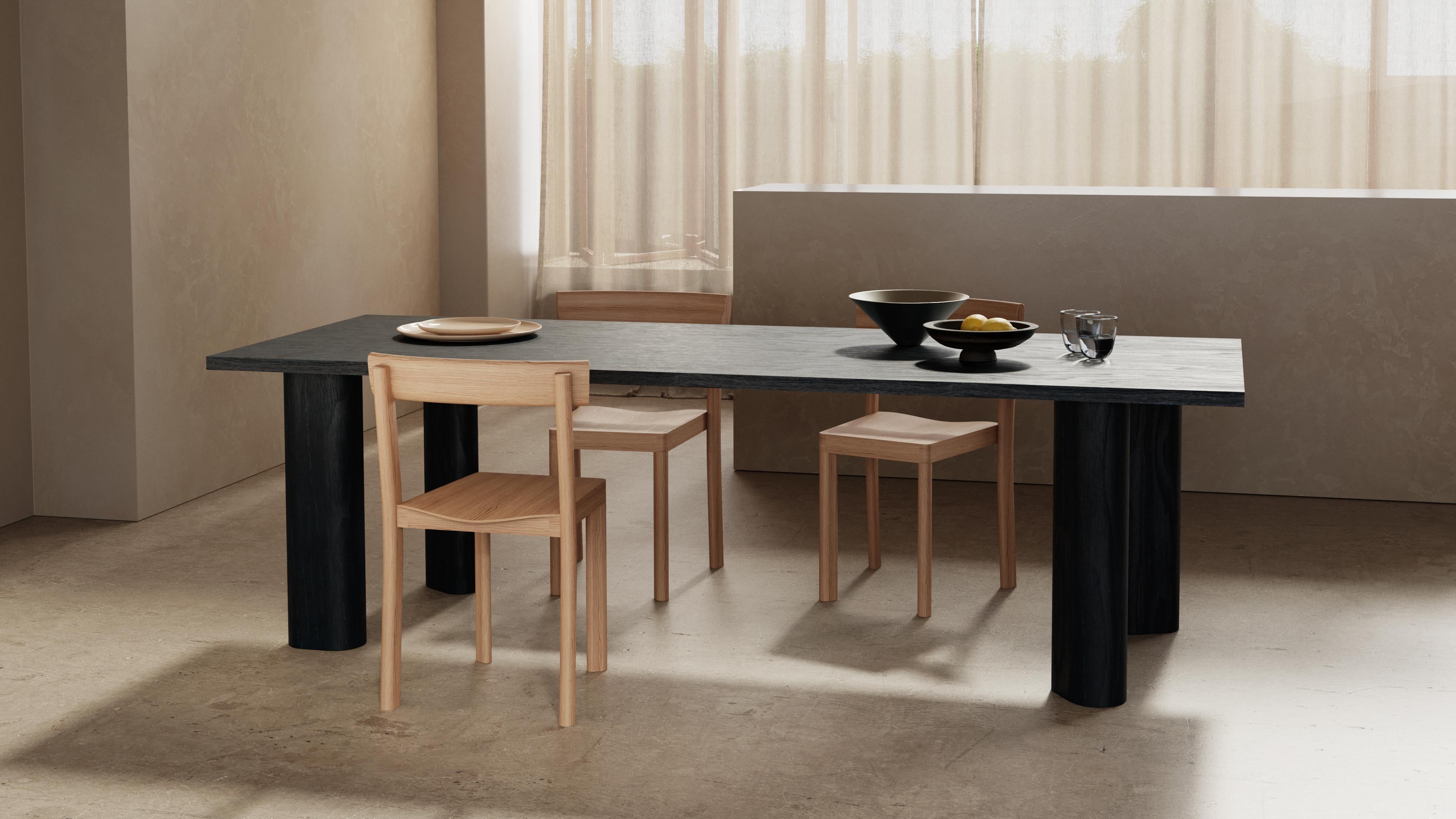 Galta Forte 240 Black Oak Dining Table by Kann Design For Sale 1