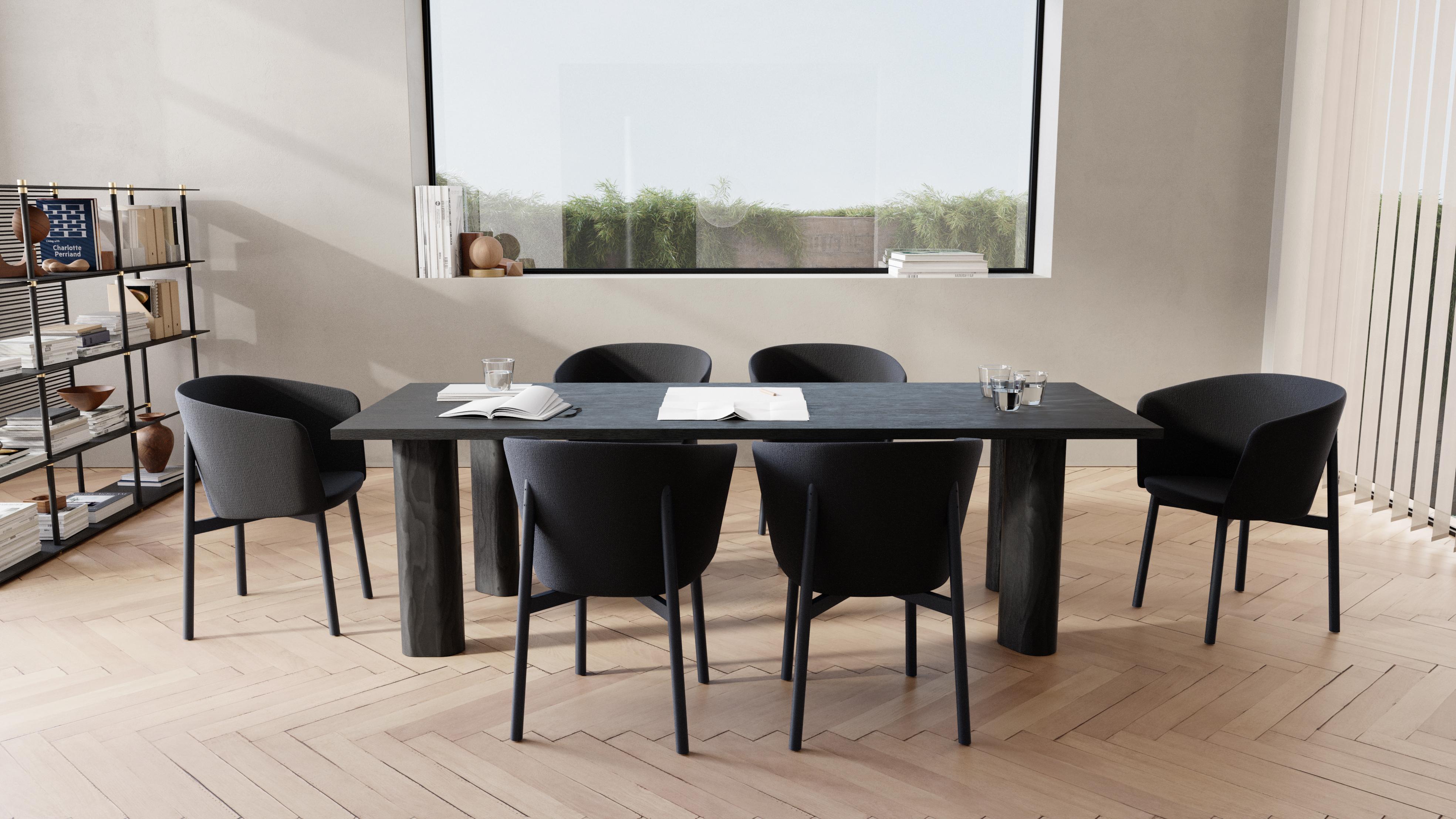 Galta Forte 240 Black Oak Dining Table by Kann Design For Sale 3