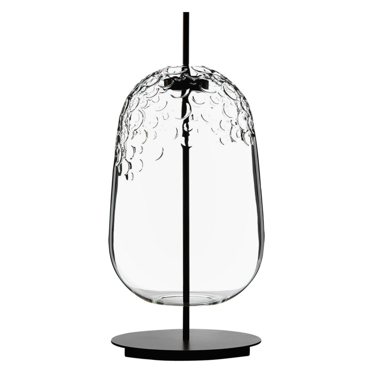 Galuchat, Melogranoblu, Table Lamp, Clear Glass For Sale
