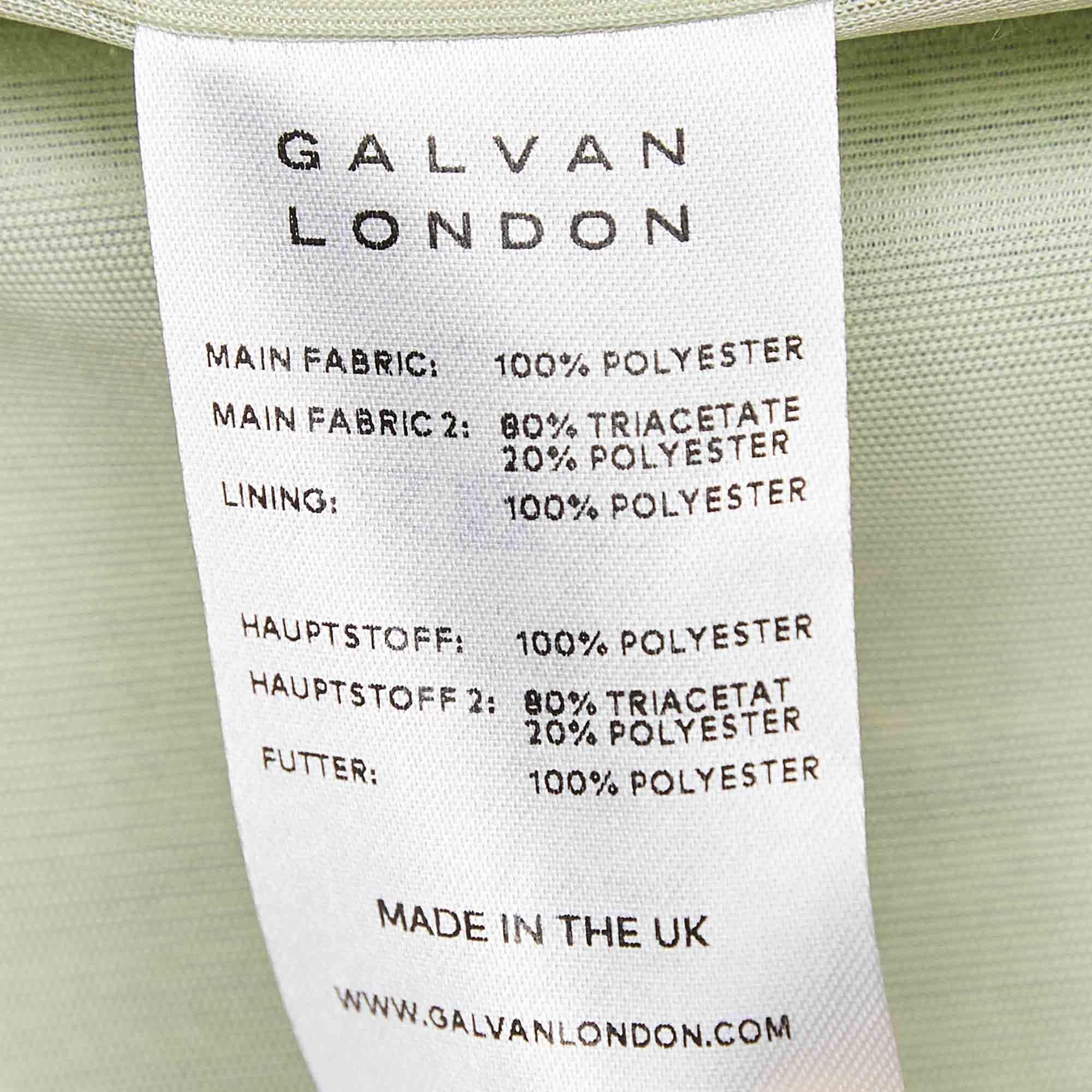 Galvan London Greene & Greene Sequin Maxi Dress L 1