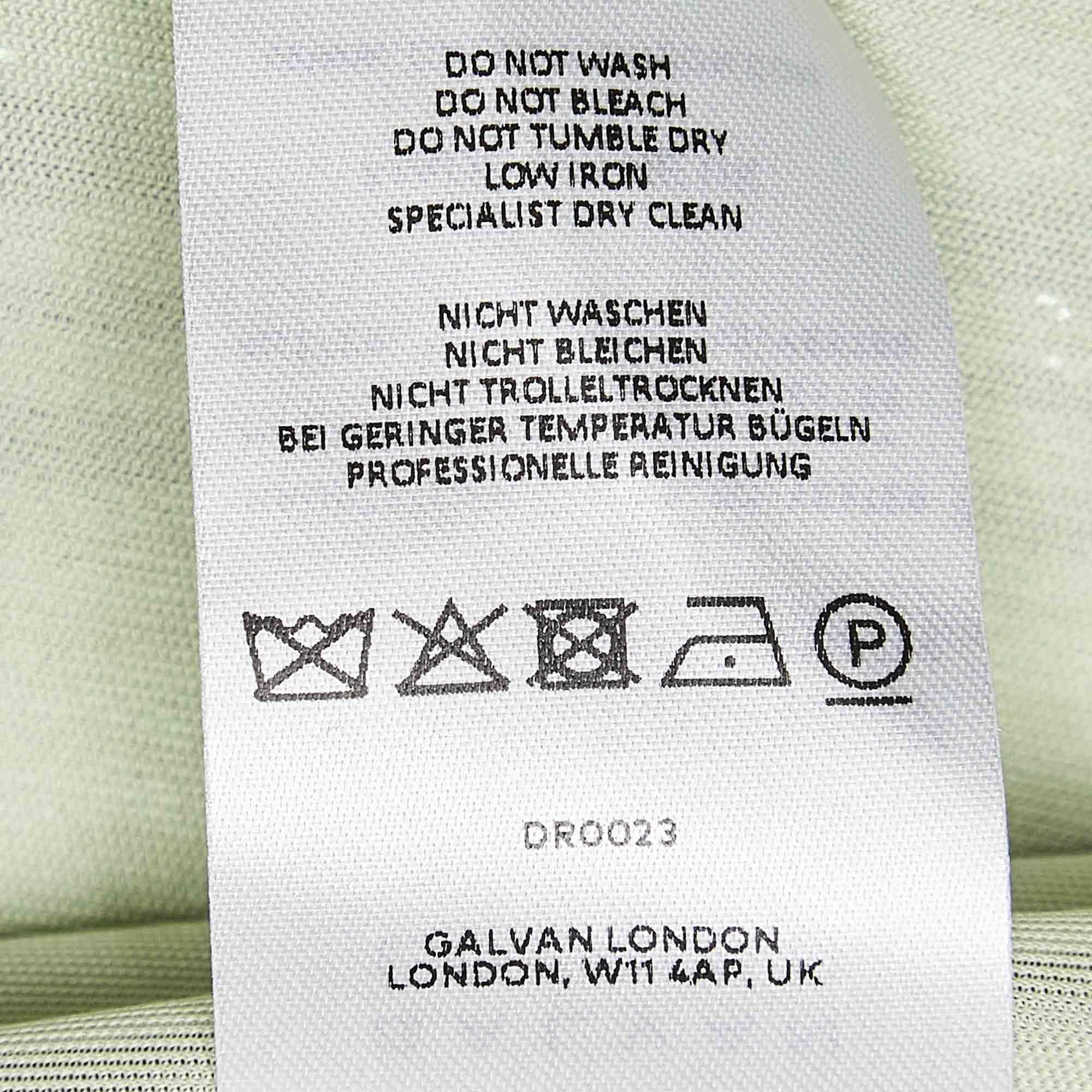 Galvan London Greene & Greene Sequin Maxi Dress L 2