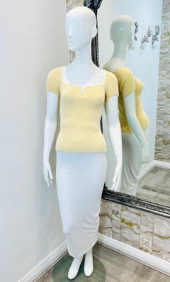 Galvan London Ribbed Knit Top