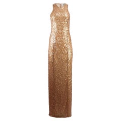 Galvan London Sequined Jersey Gown UK 12