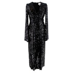 Galvan London Pinwheel Twisted Textured Midi Dress For Sale at 1stDibs ...