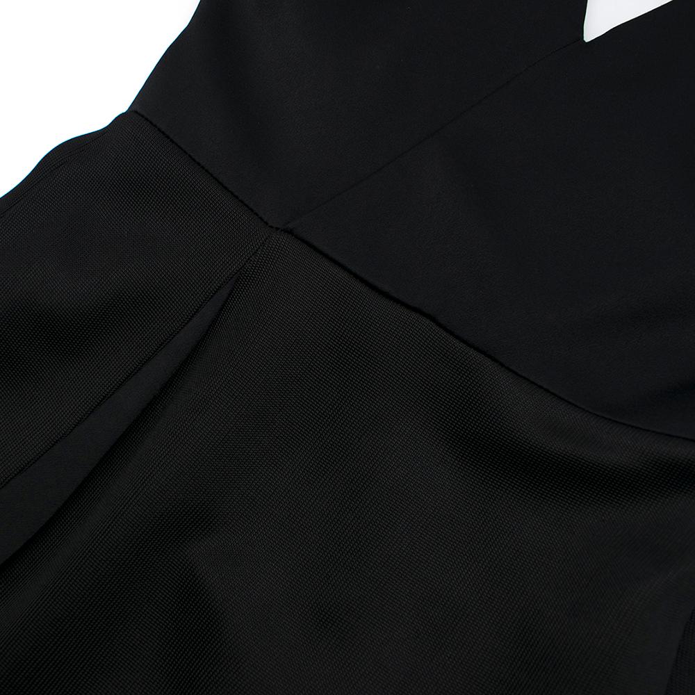Galvan Satin Back Crepe Off-The-Shoulder Gown - Size US 6 For Sale 3