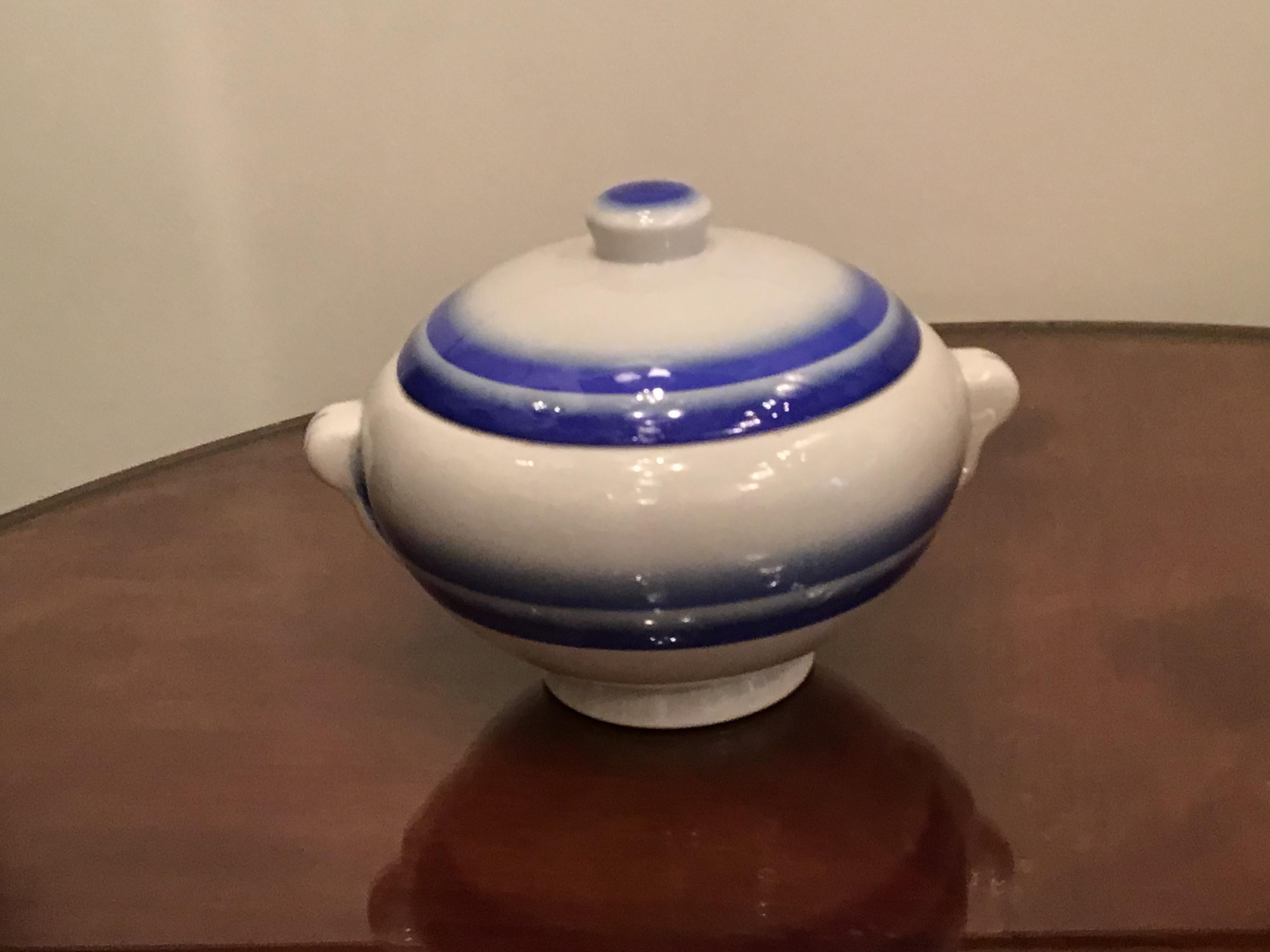 Galvani Pordenone Soup Tureen Centerpiece 1930 Ceramic, Italy For Sale 7