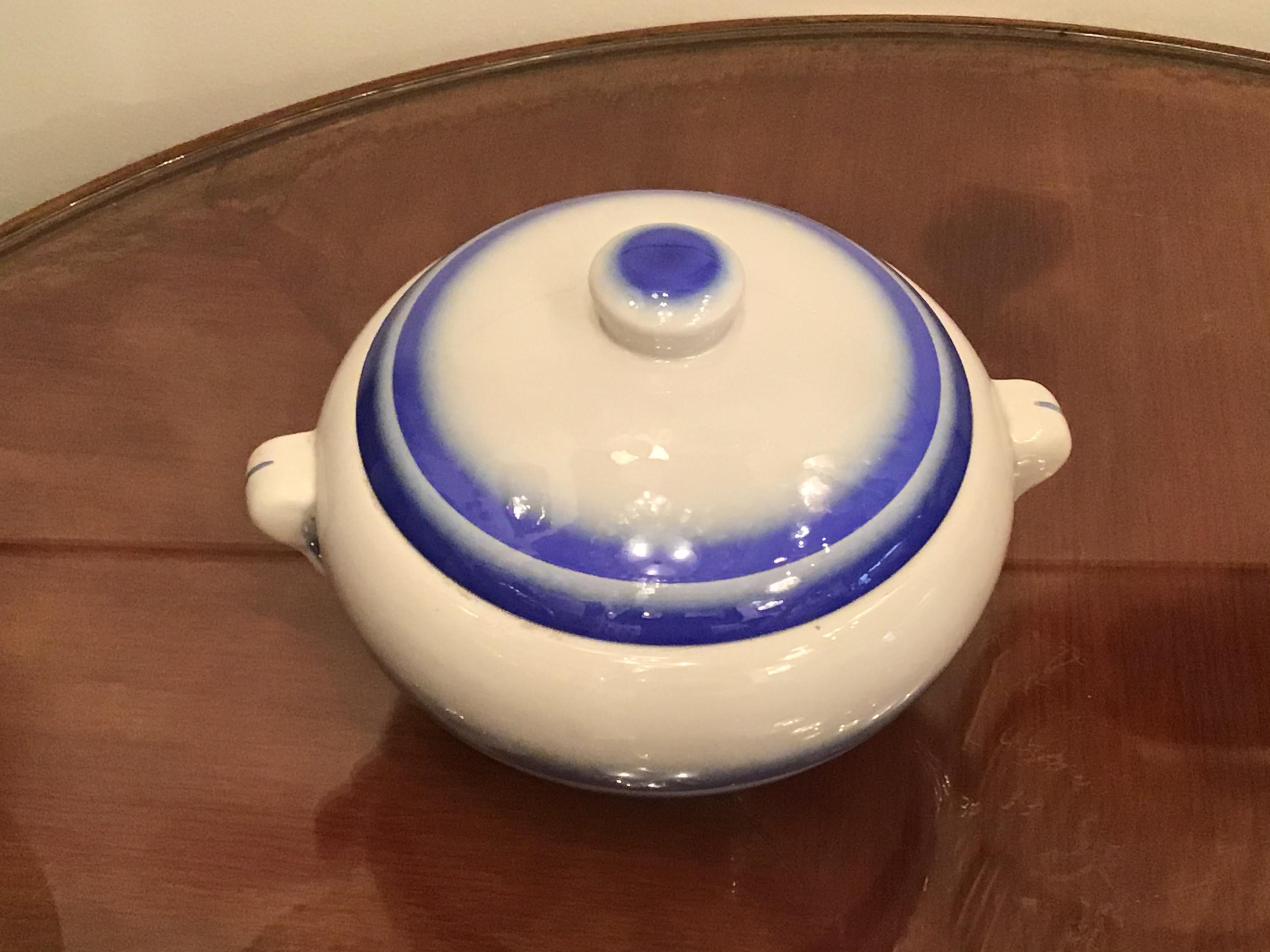 Galvani Pordenone Soup Tureen Centerpiece 1930 Ceramic, Italy For Sale 9