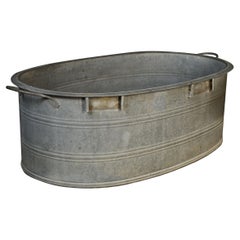 Vintage Galvanised tin bath