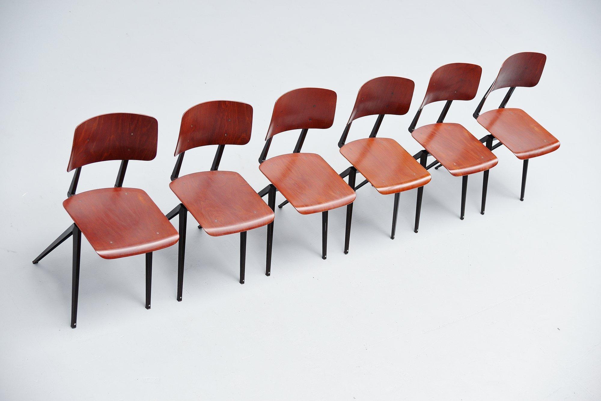 Dutch Galvanitas Industrial Chairs, Holland, 1970