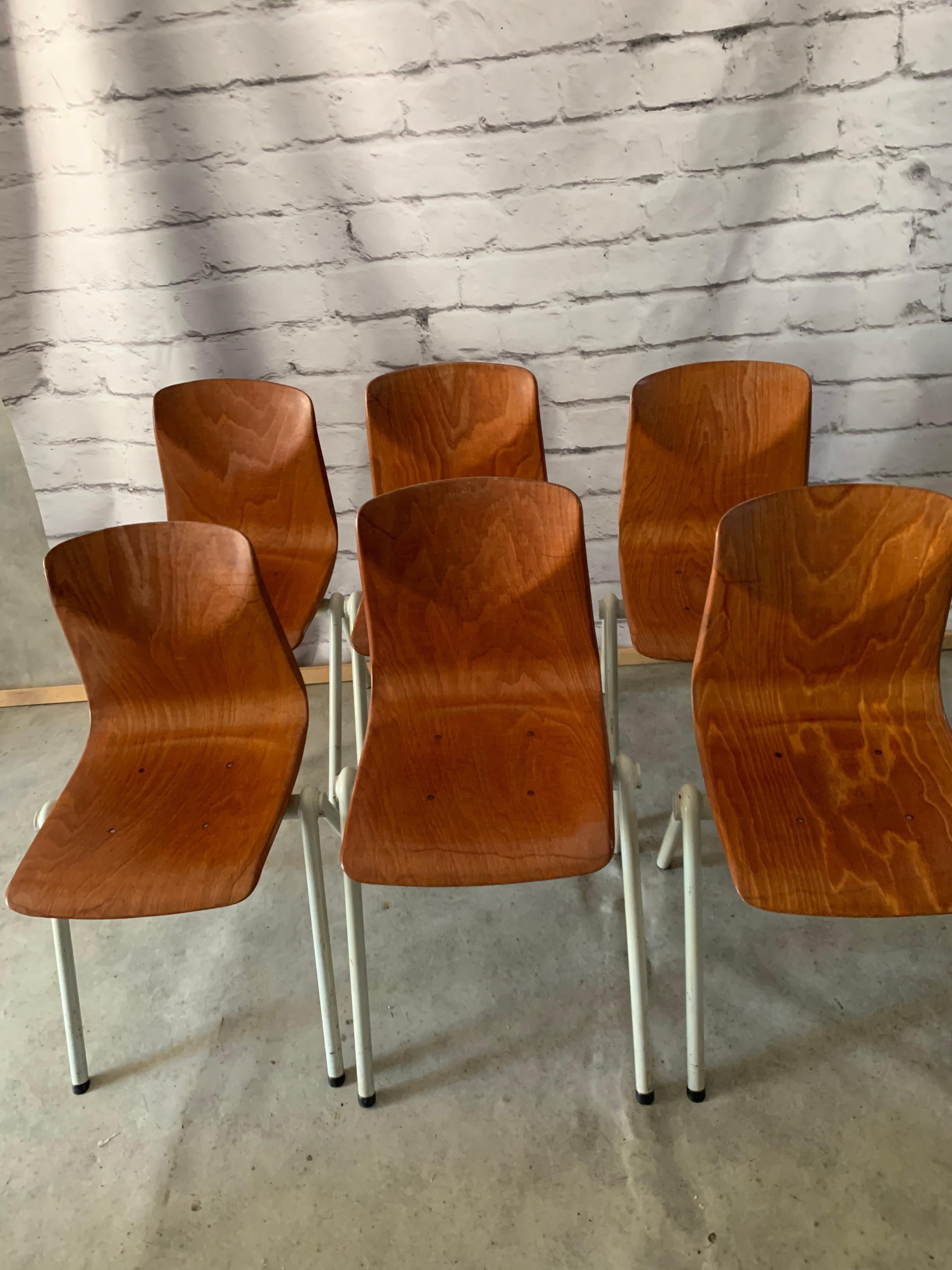 Dutch Galvanitas S30 Chairs Set Of 6