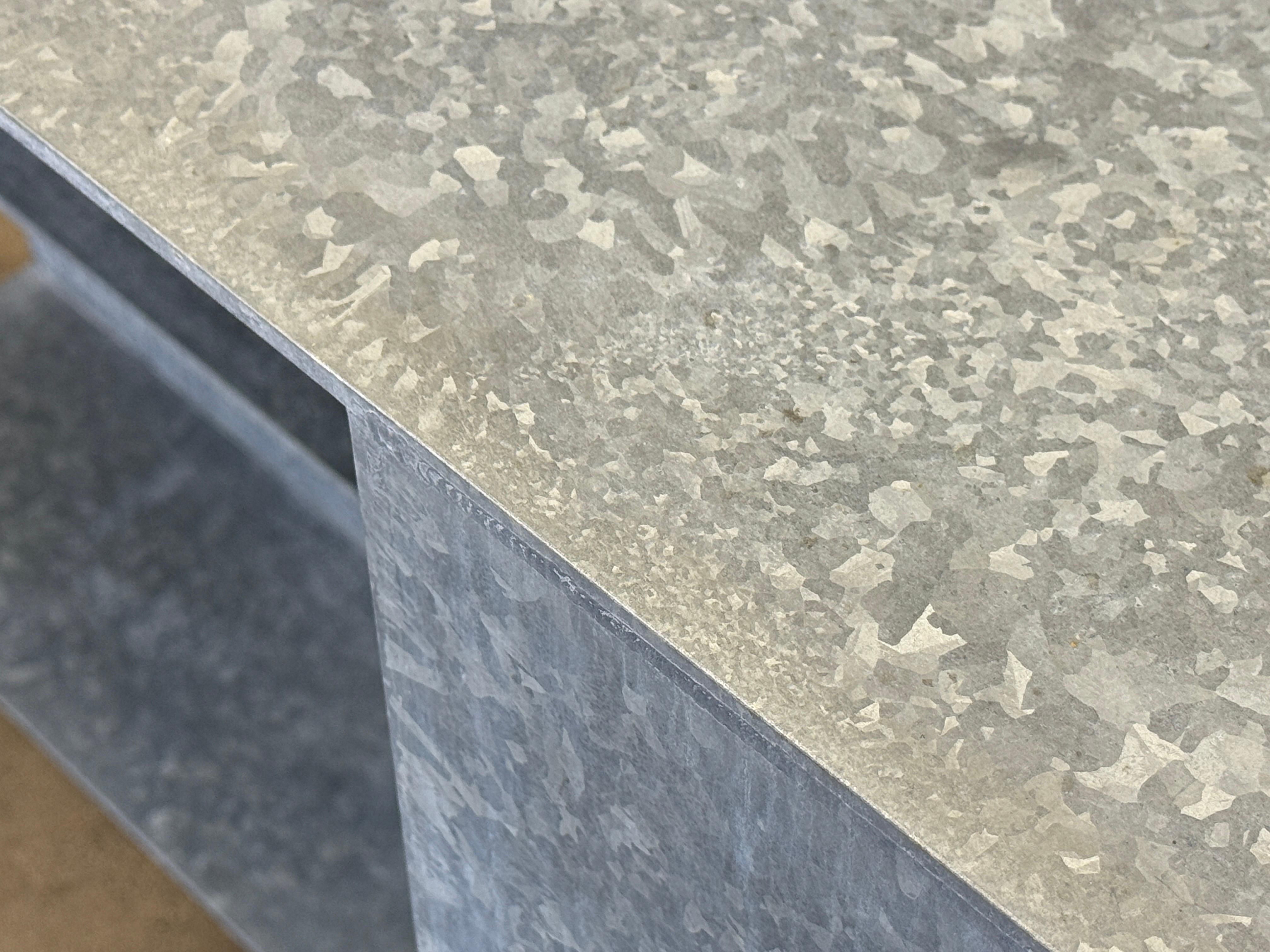 Galvanized 'Kelly' Console by Christopher Stuart For Sale 12