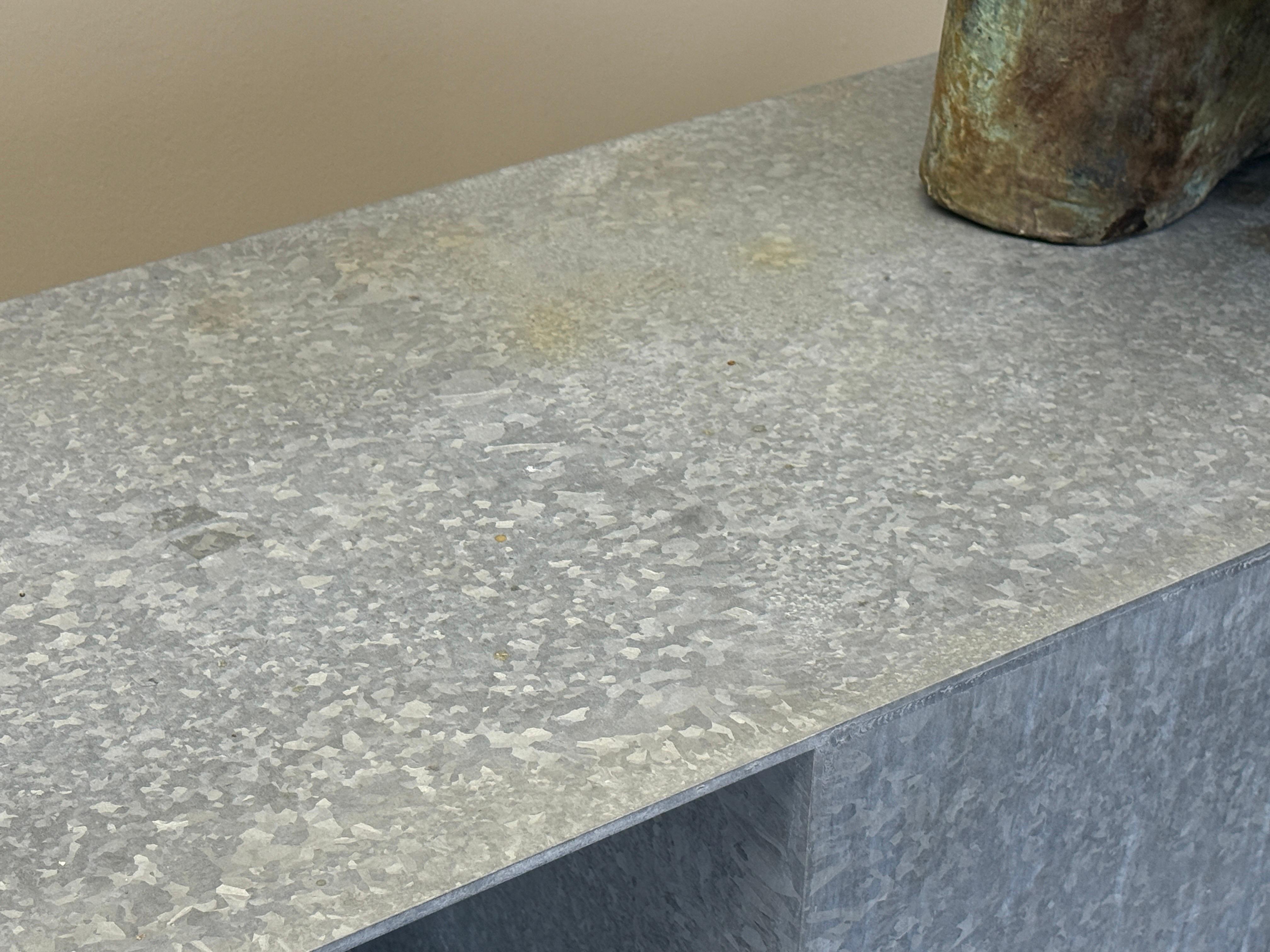 Galvanized 'Kelly' Console by Christopher Stuart For Sale 1