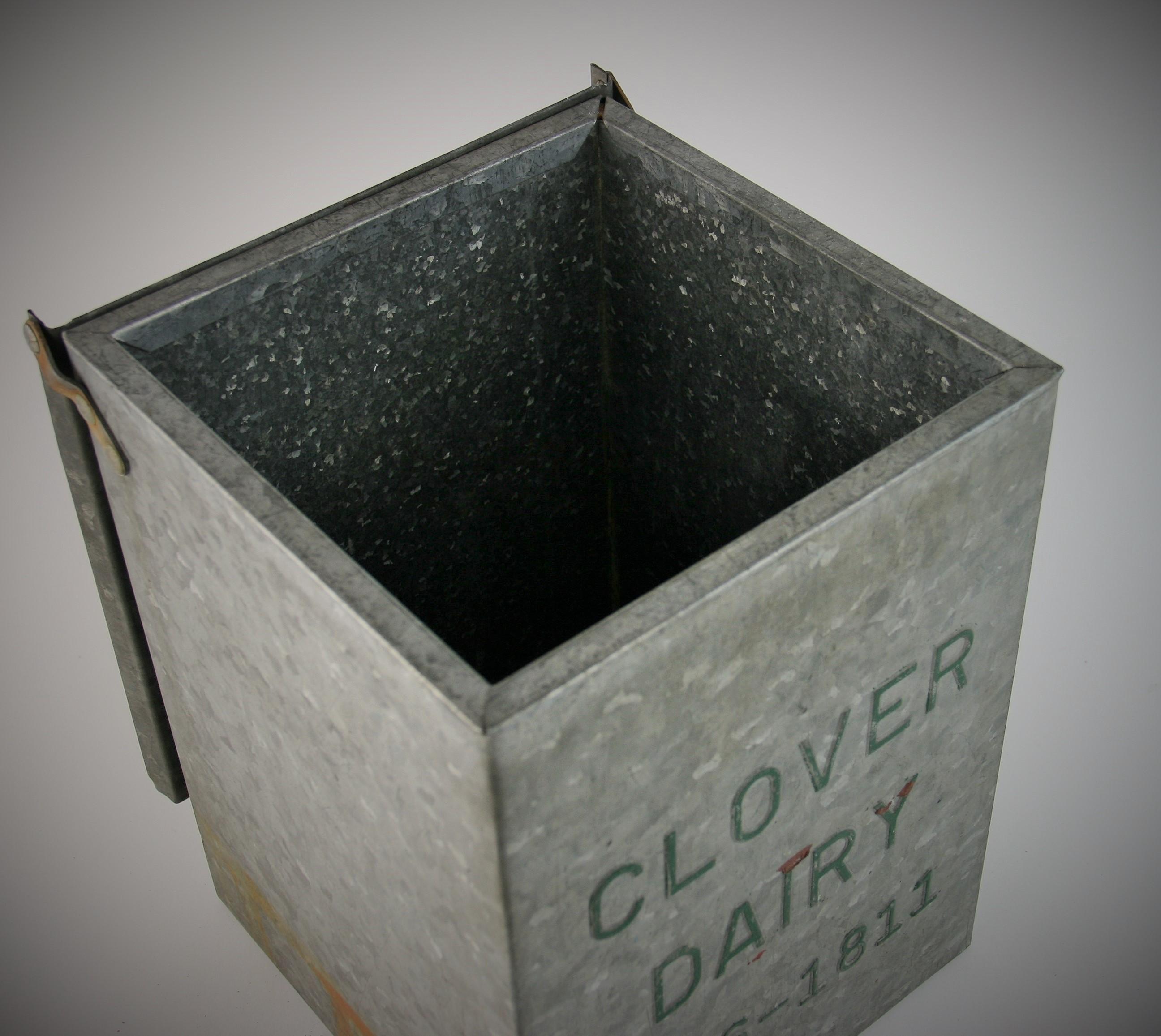 Galvanized Metal Milk Bottle Container/Garden Planter 1