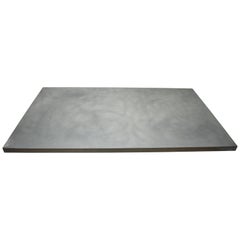 Nur verzinkte Stahlplatte für Tisch oder Kücheninsel