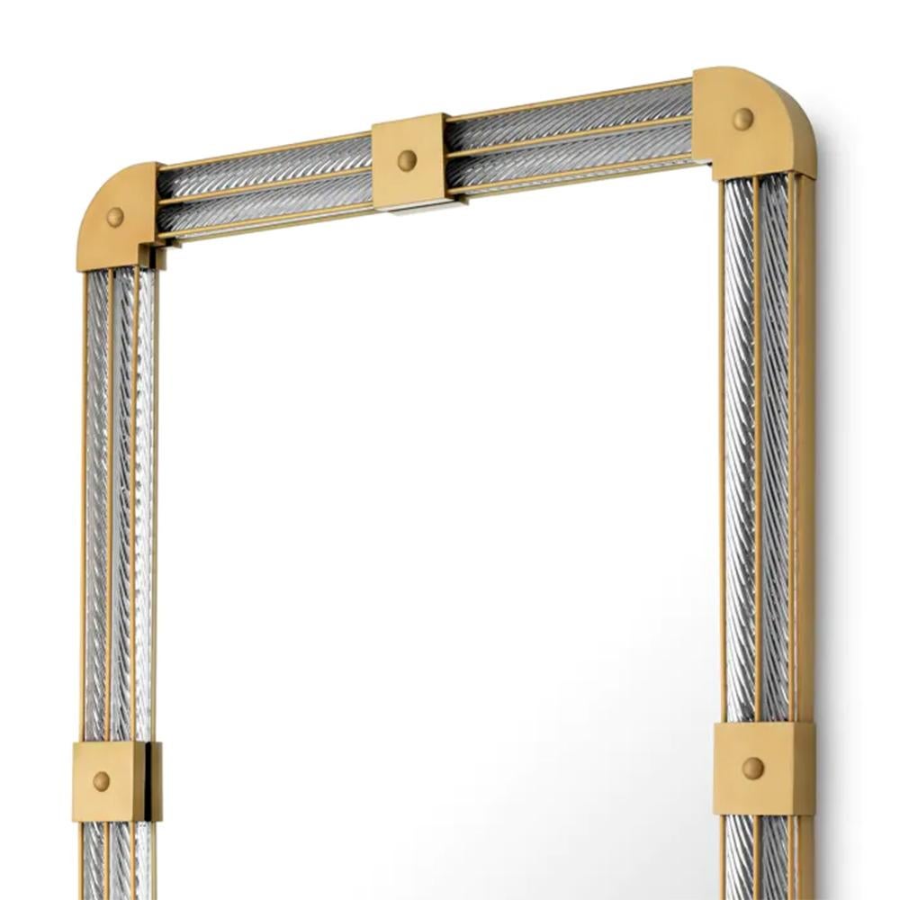 Chinese Gamay Brass Mirror For Sale