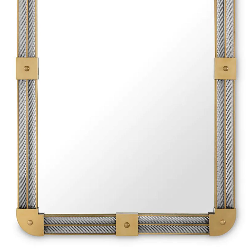 Gamay Brass Mirror In New Condition For Sale In Paris, FR