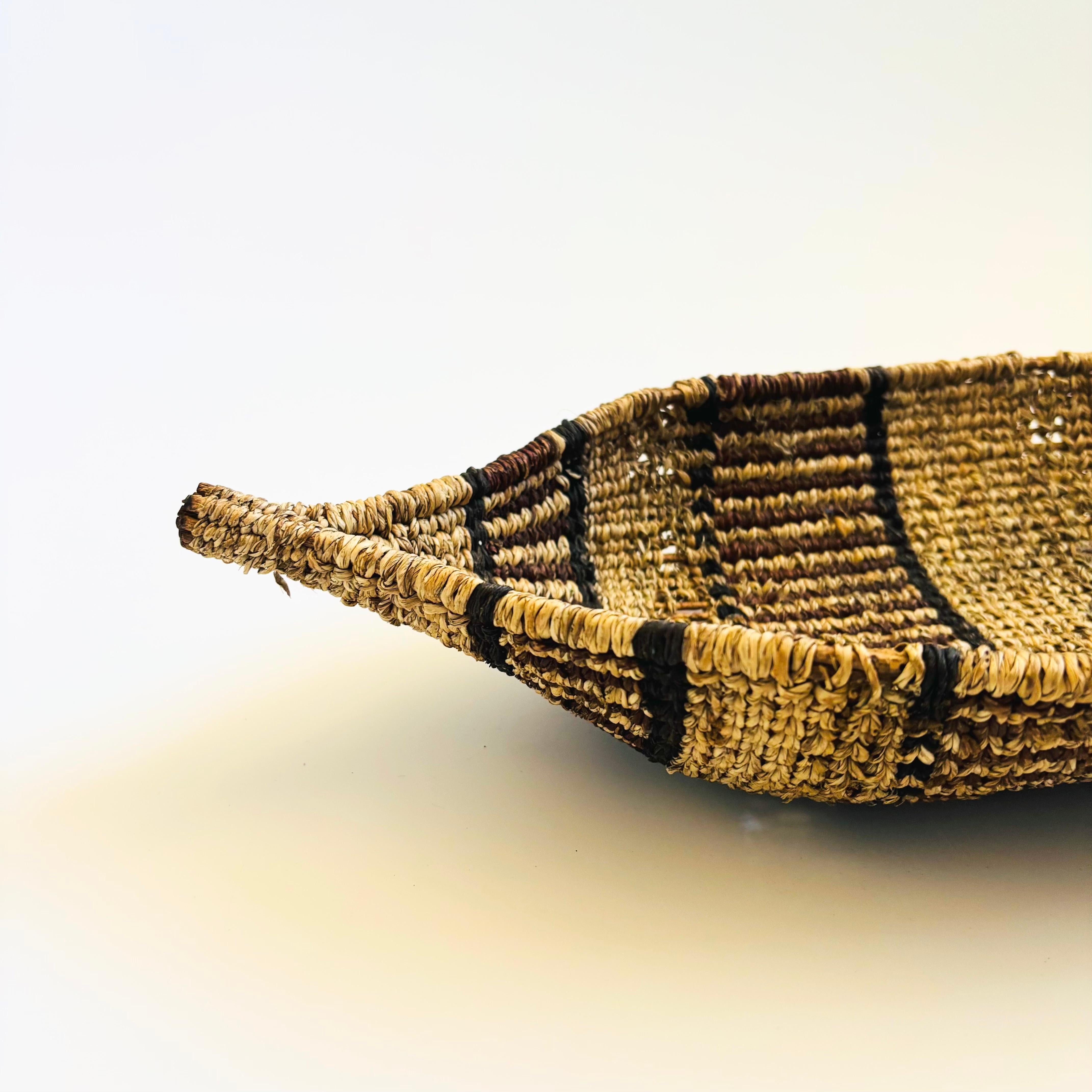 Ethiopian Gambela Canoe Basket For Sale