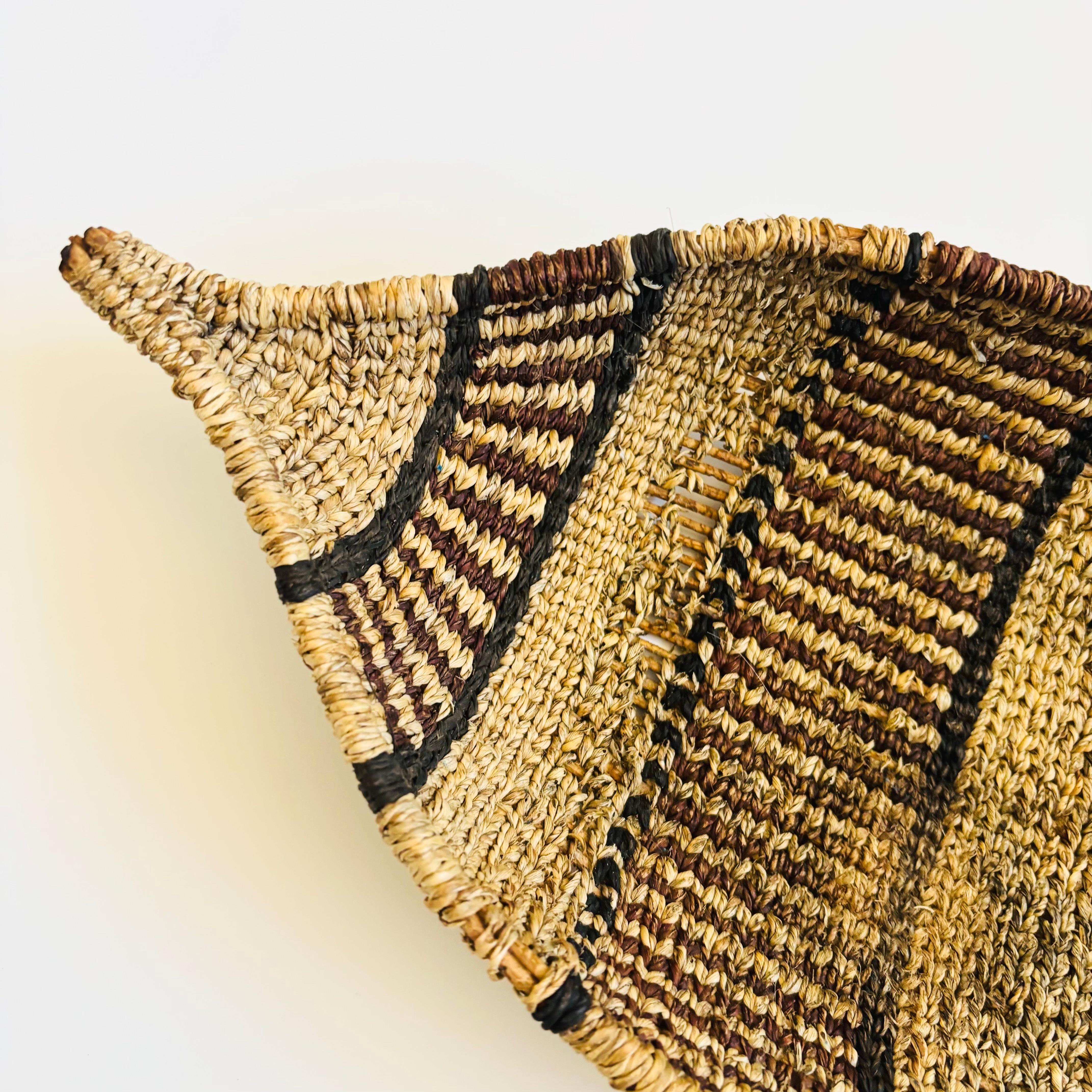 Wicker Gambela Canoe Basket For Sale