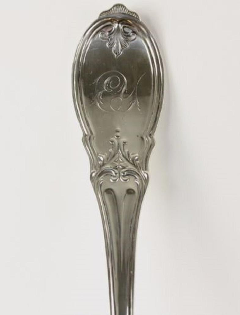 This beautiful ladle would make a wonderful addition to your collection of fine silver. Part of the Gamble Estate (James Gamble was one of the original founders of the Procter & Gamble Company, also known as P&G), this large, sterling silver ladle