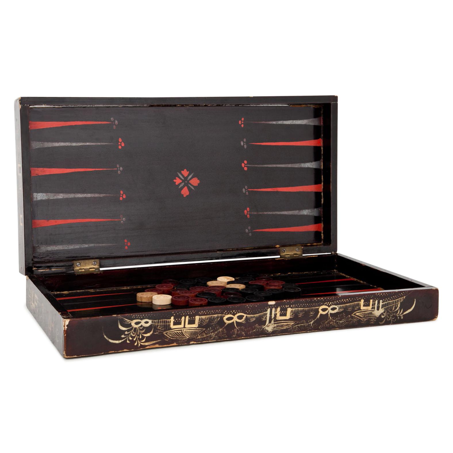 European Game Box, 19th Century