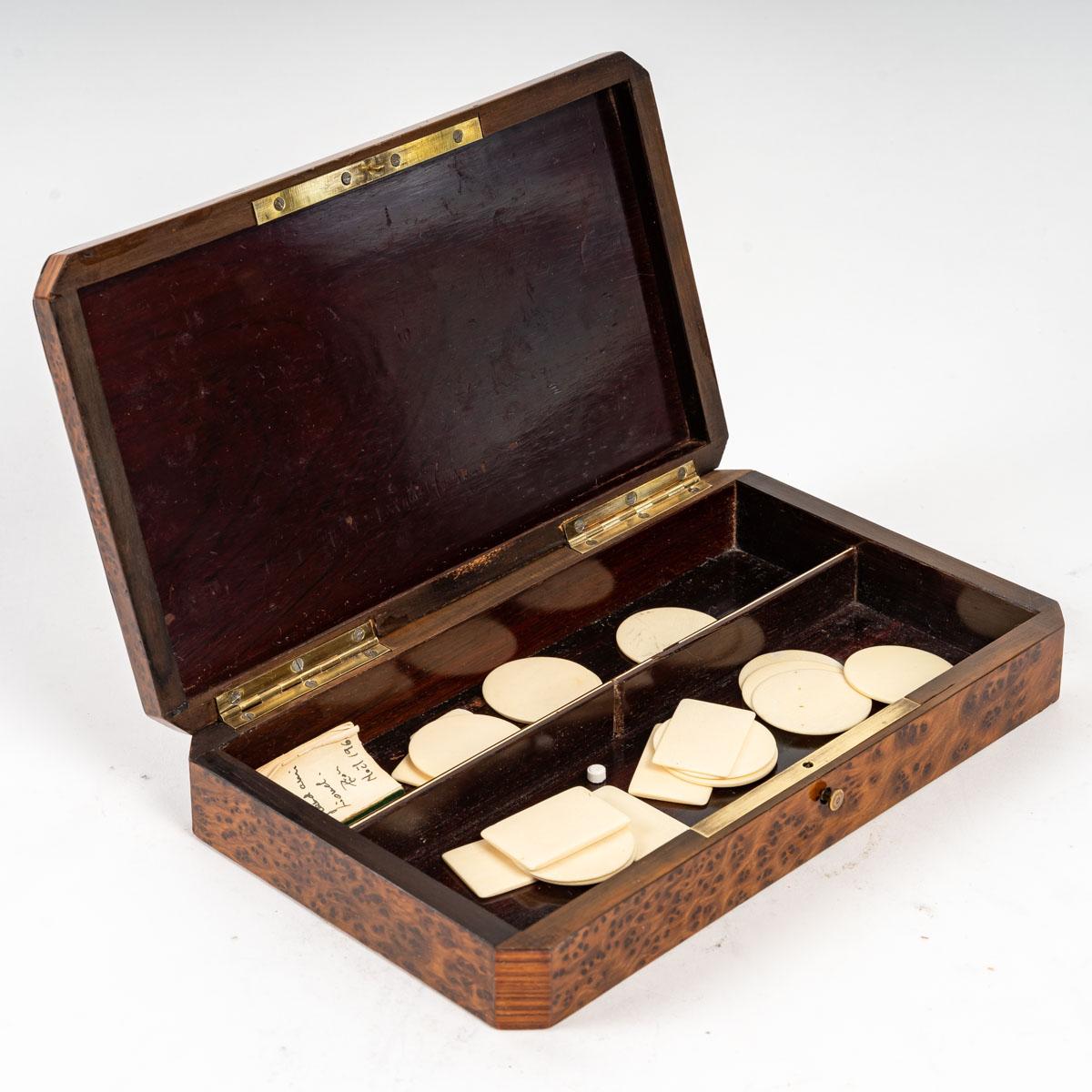 Napoléon III boîte de jeu, XIXe siècle en vente