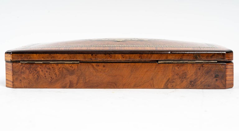Marquetry Game Box, 19th Century For Sale
