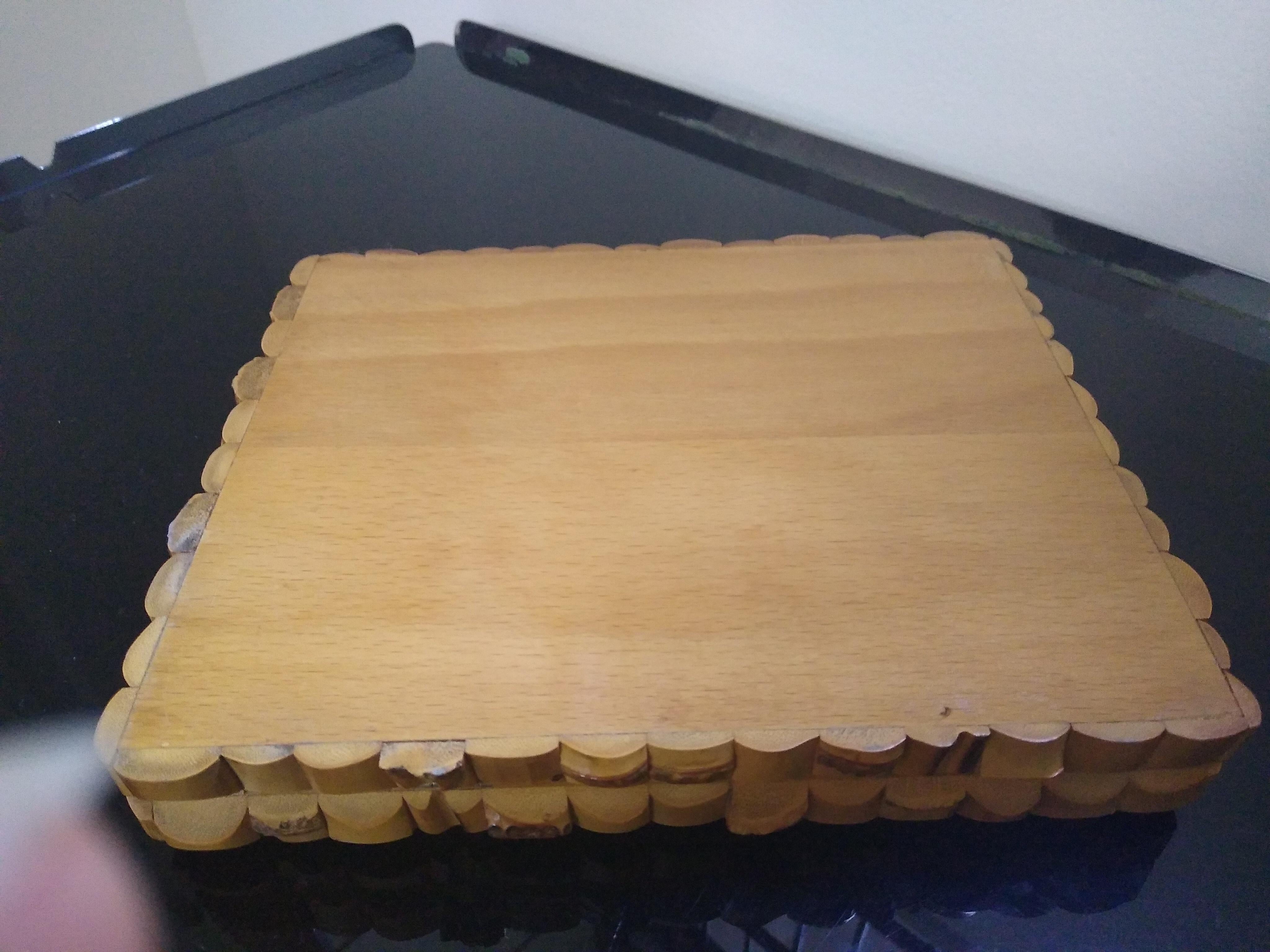 Sterling Silver Game Box in Bamboo, Italy 1960s For Sale